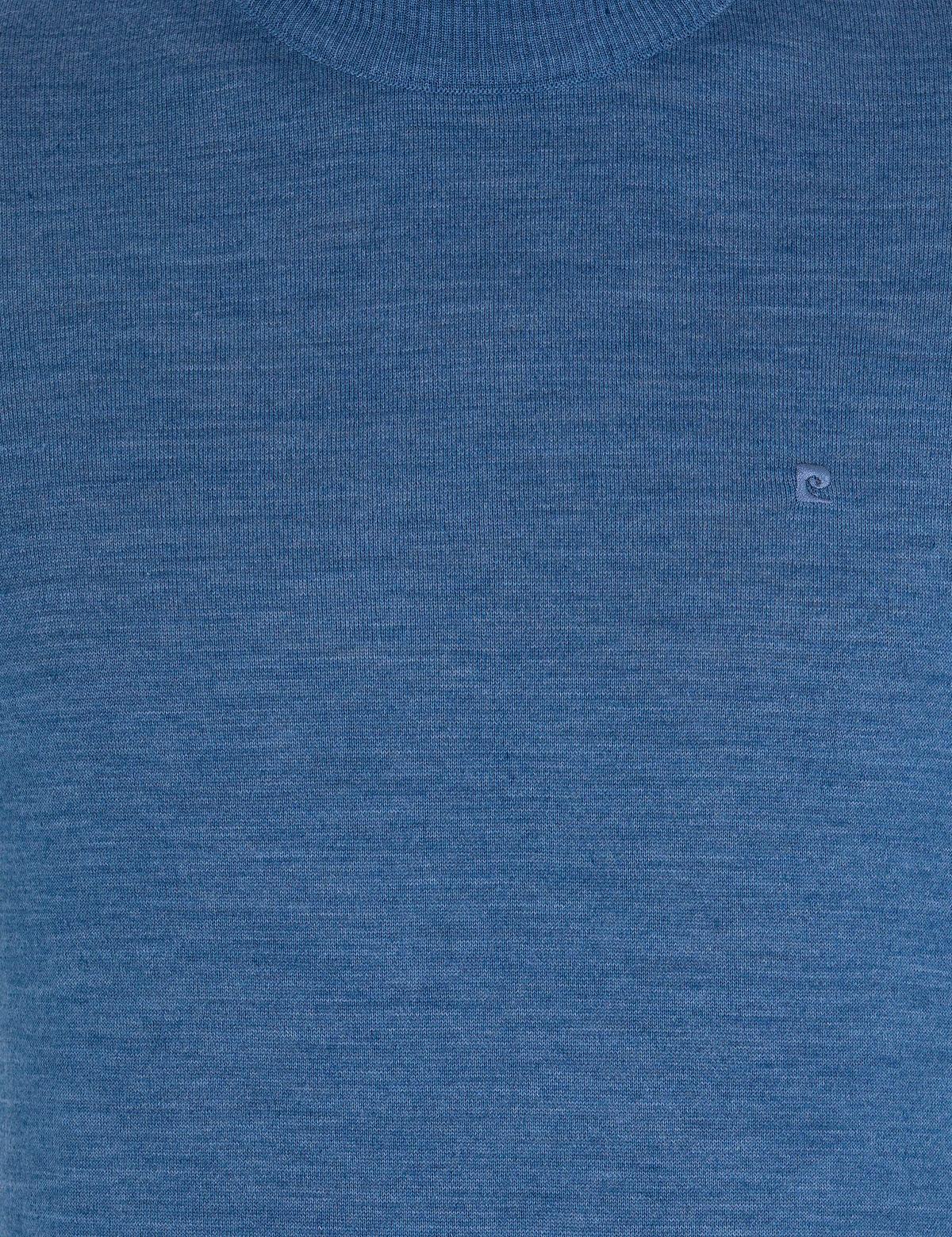 Mavi Slim Fit Yarım Balıkçı Yaka Yün Karışımlı Basic Triko Kazak - 50257313029