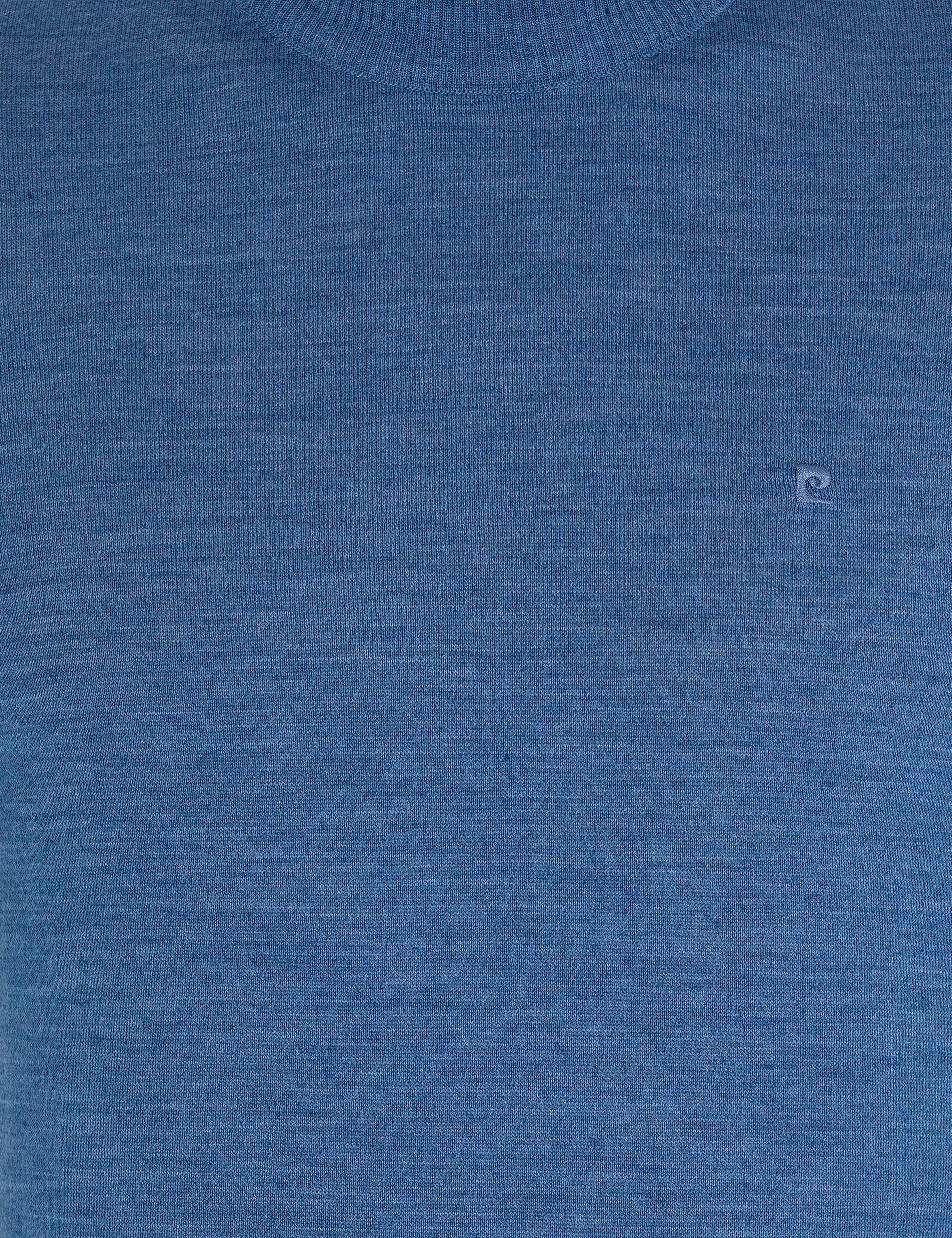 Mavi Slim Fit Yarım Balıkçı Yaka Yün Karışımlı Basic Triko Kazak - Image 6