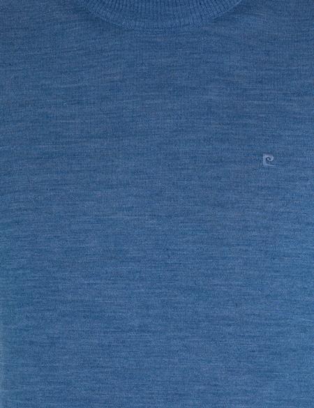 Mavi Slim Fit Yarım Balıkçı Yaka Yün Karışımlı Basic Triko Kazak - 50257313029