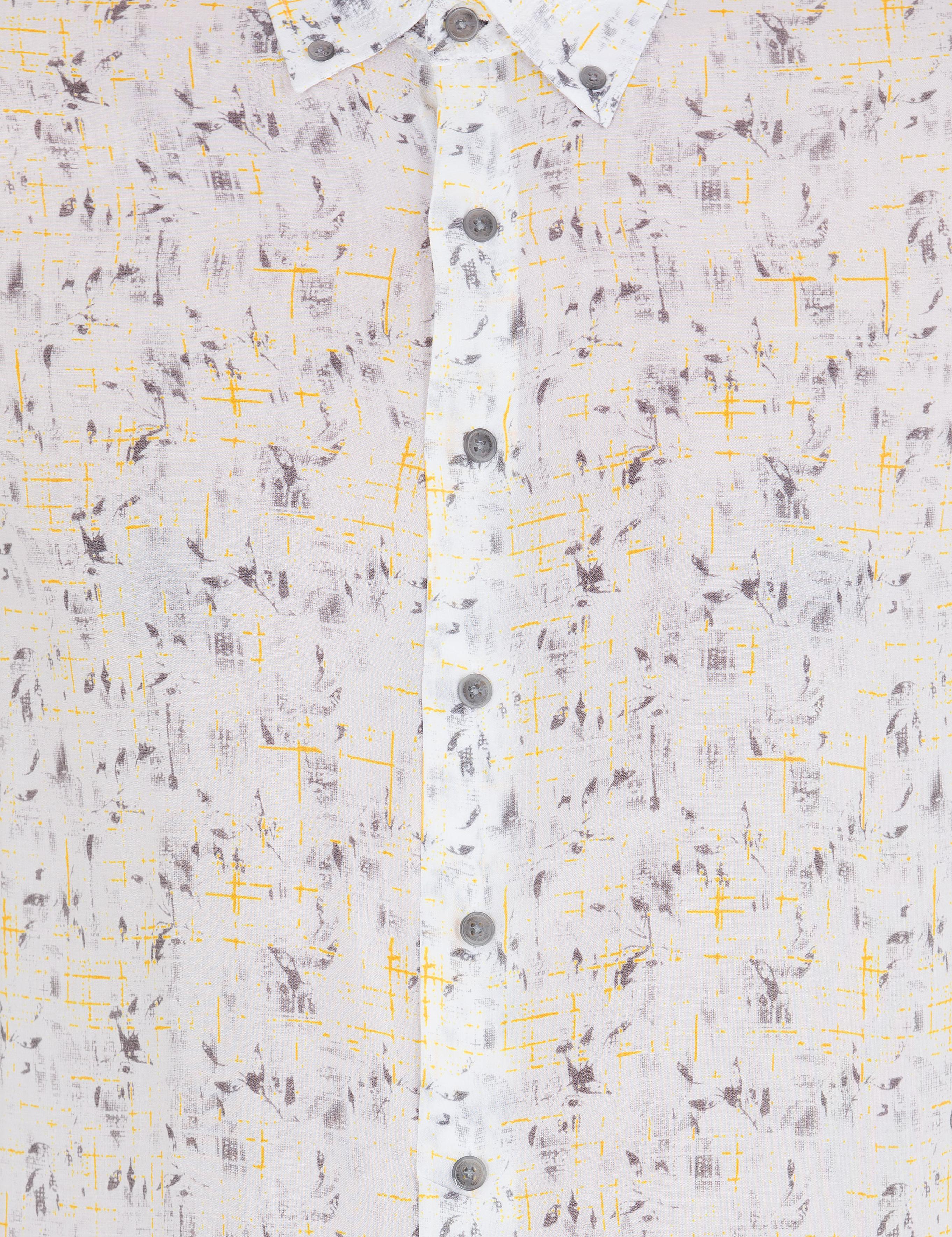 Gri Slim Fit Uzun Kollu Gömlek