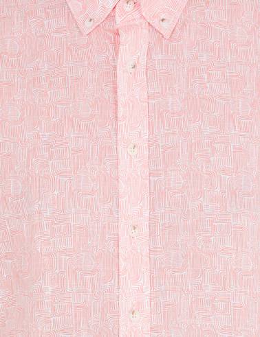 Pembe Regular Fit Uzun Kollu Gömlek