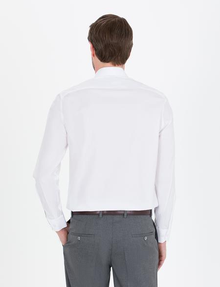 Beyaz Slim Fit Uzun Kollu Gömlek - 50269375006