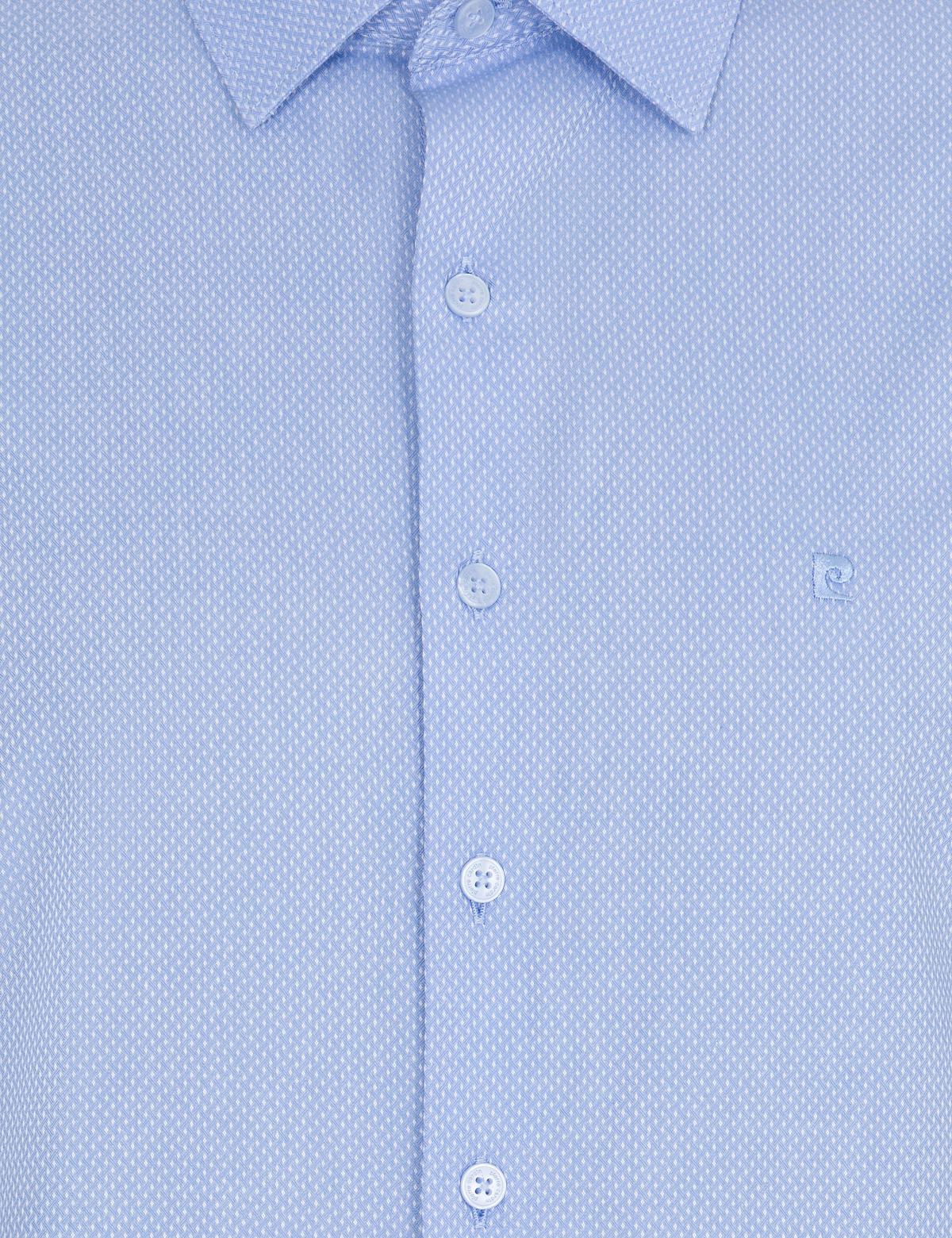 Açık Mavi Slim Fit Uzun Kollu Gömlek - 50269375015