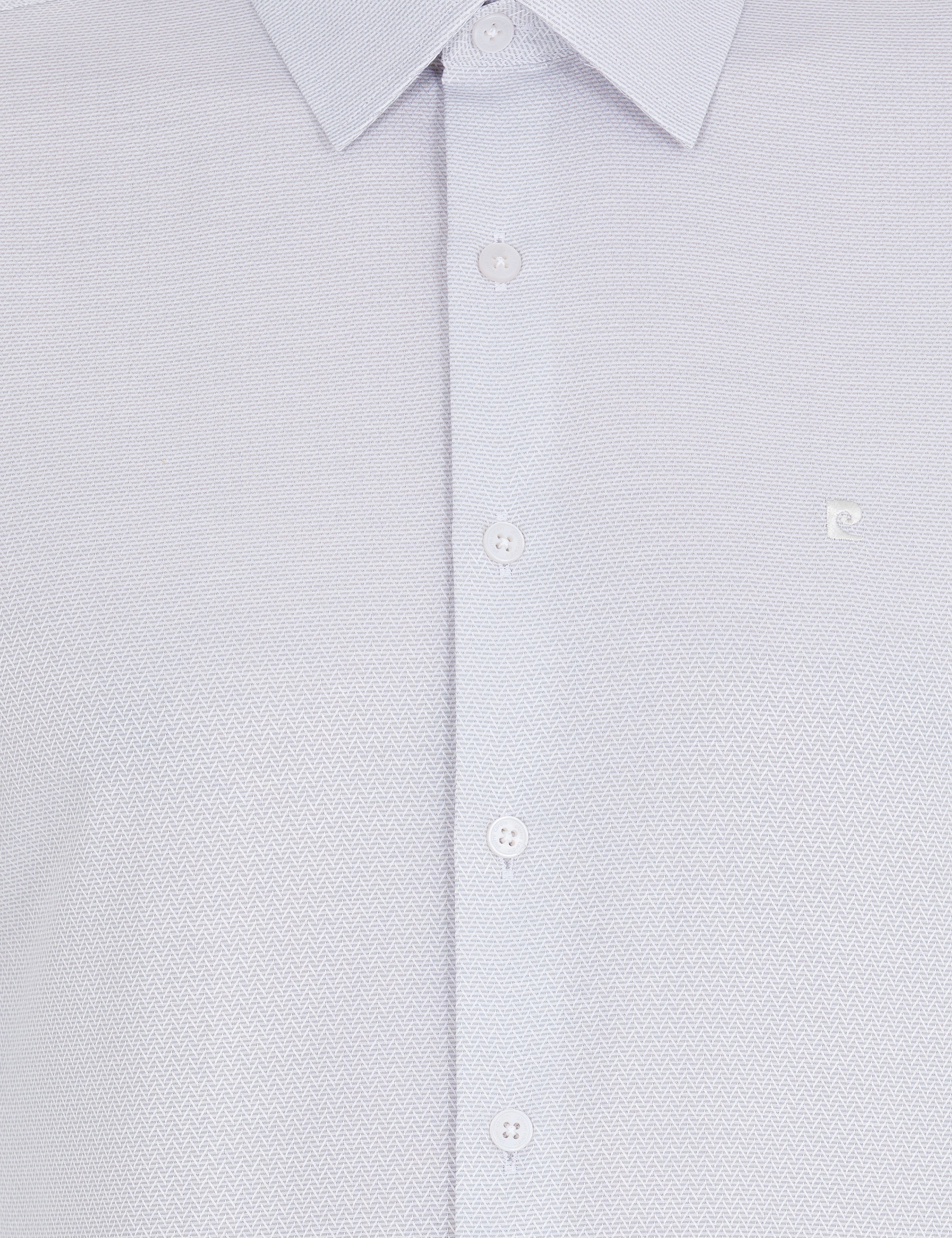 Gri Slim Fit Uzun Kollu Gömlek - Image 6