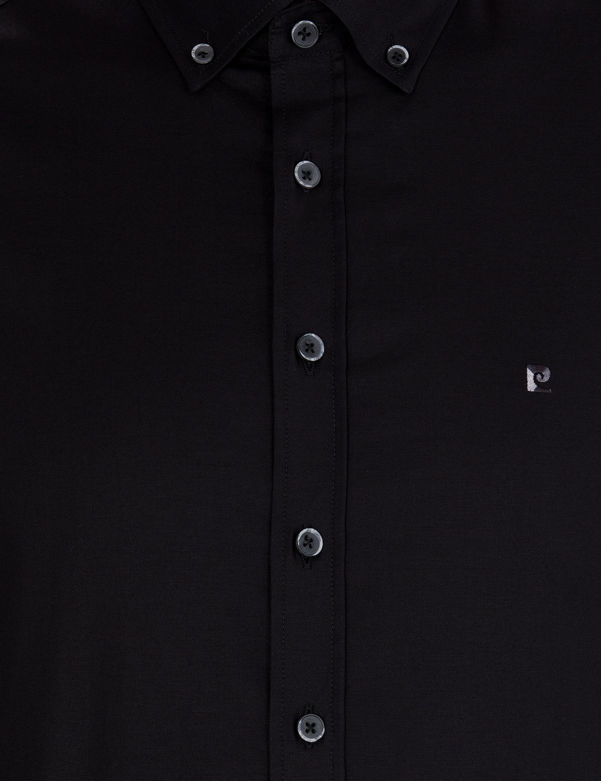 Siyah Slim Fit Uzun Kollu Gömlek - 50267329045