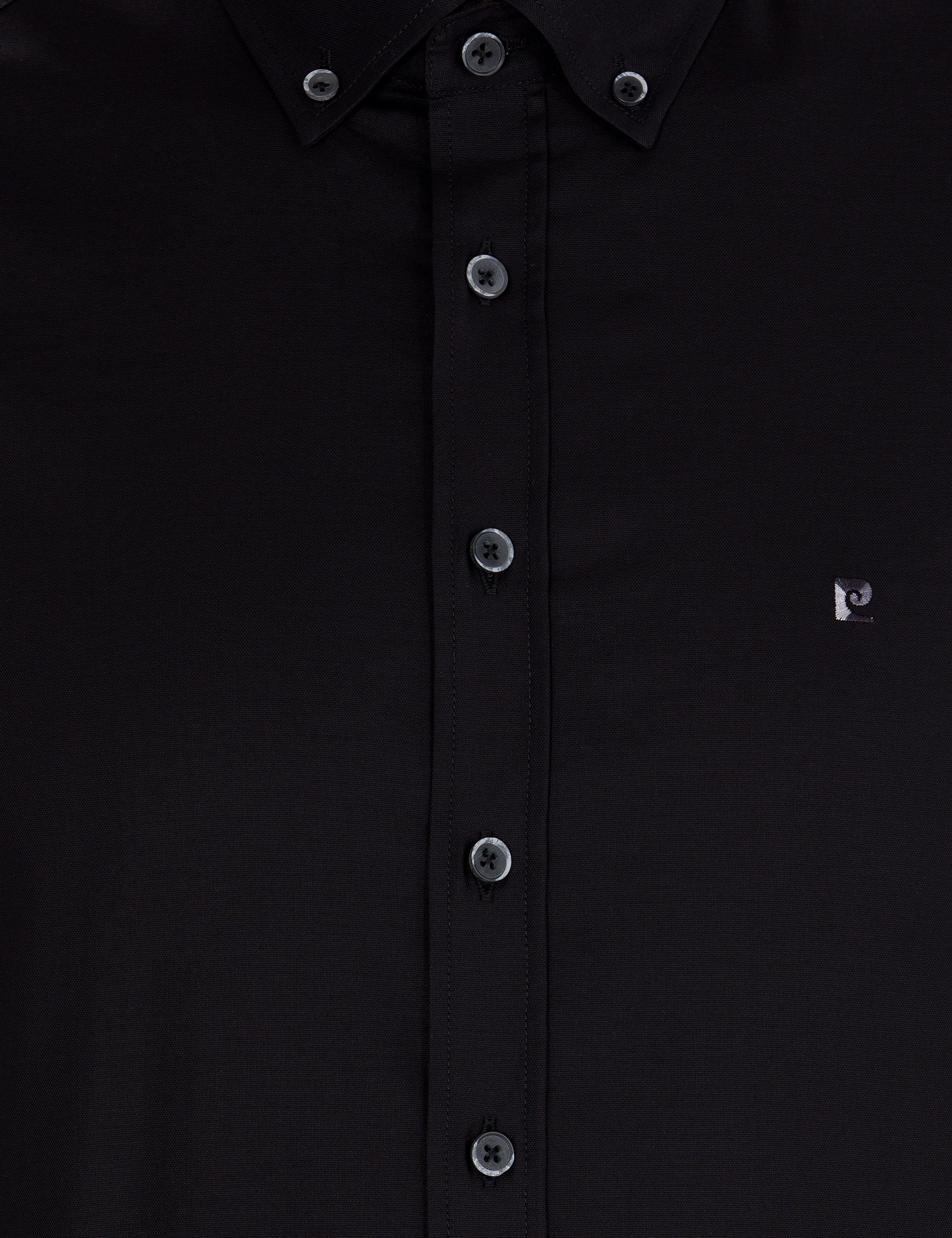 Siyah Slim Fit Uzun Kollu Gömlek