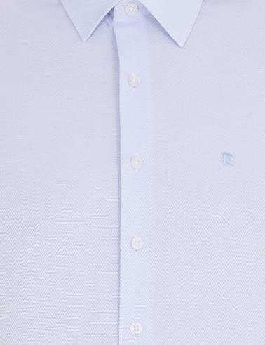 Açık Mavi Slim Fit Uzun Kollu Gömlek