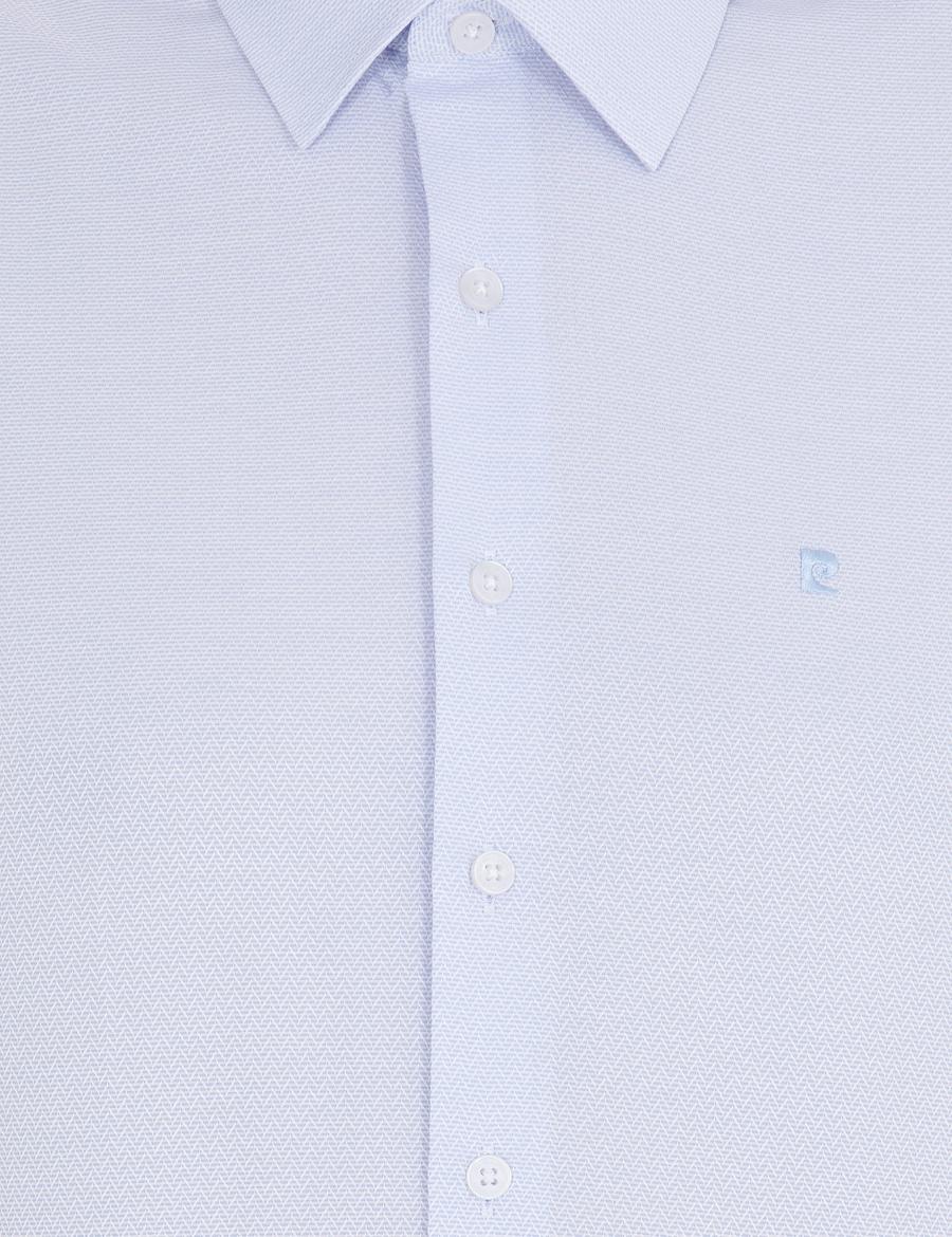 Açık Mavi Slim Fit Uzun Kollu Gömlek