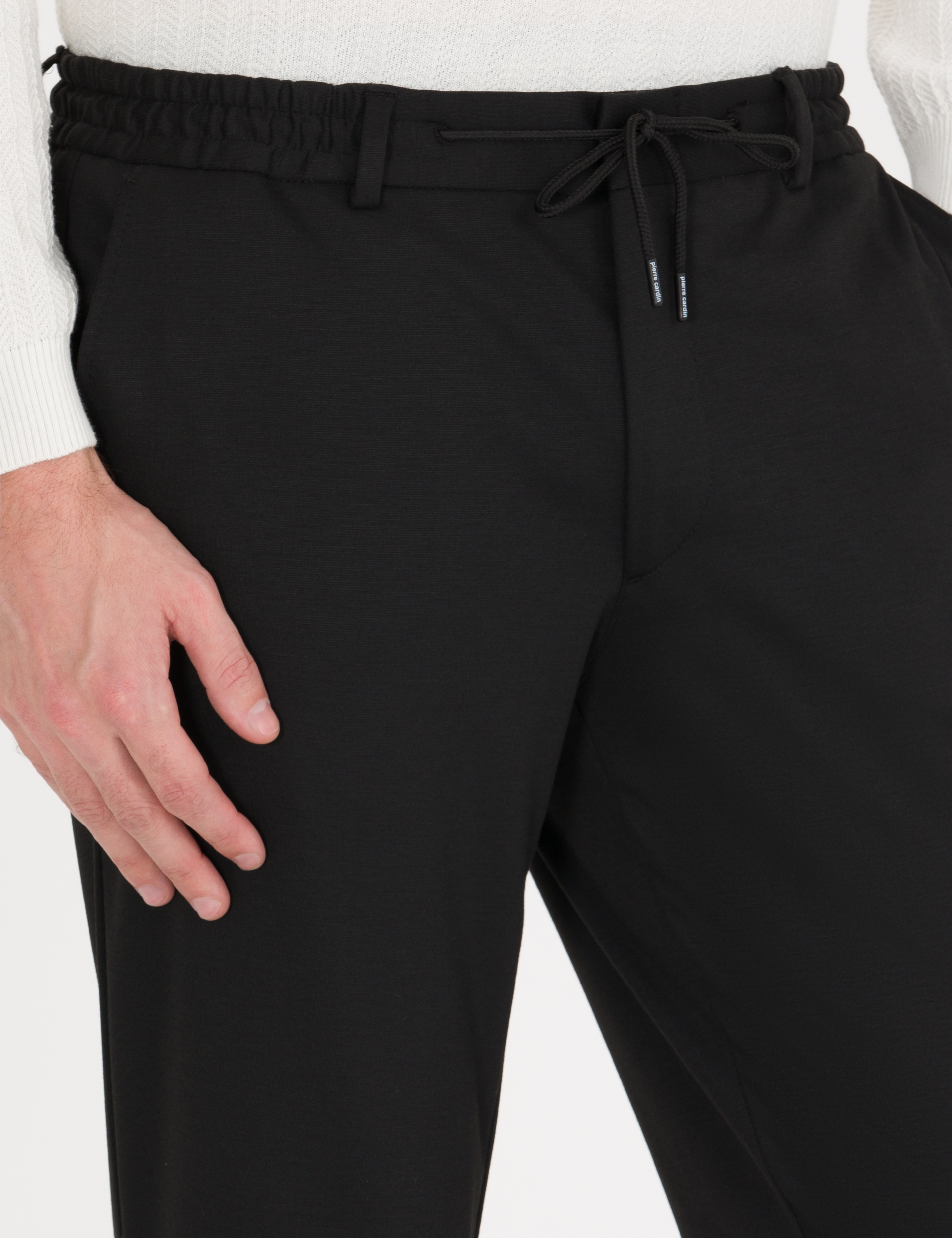 Siyah Ex. Slim Fit Kumaş Pantolon - Image 6