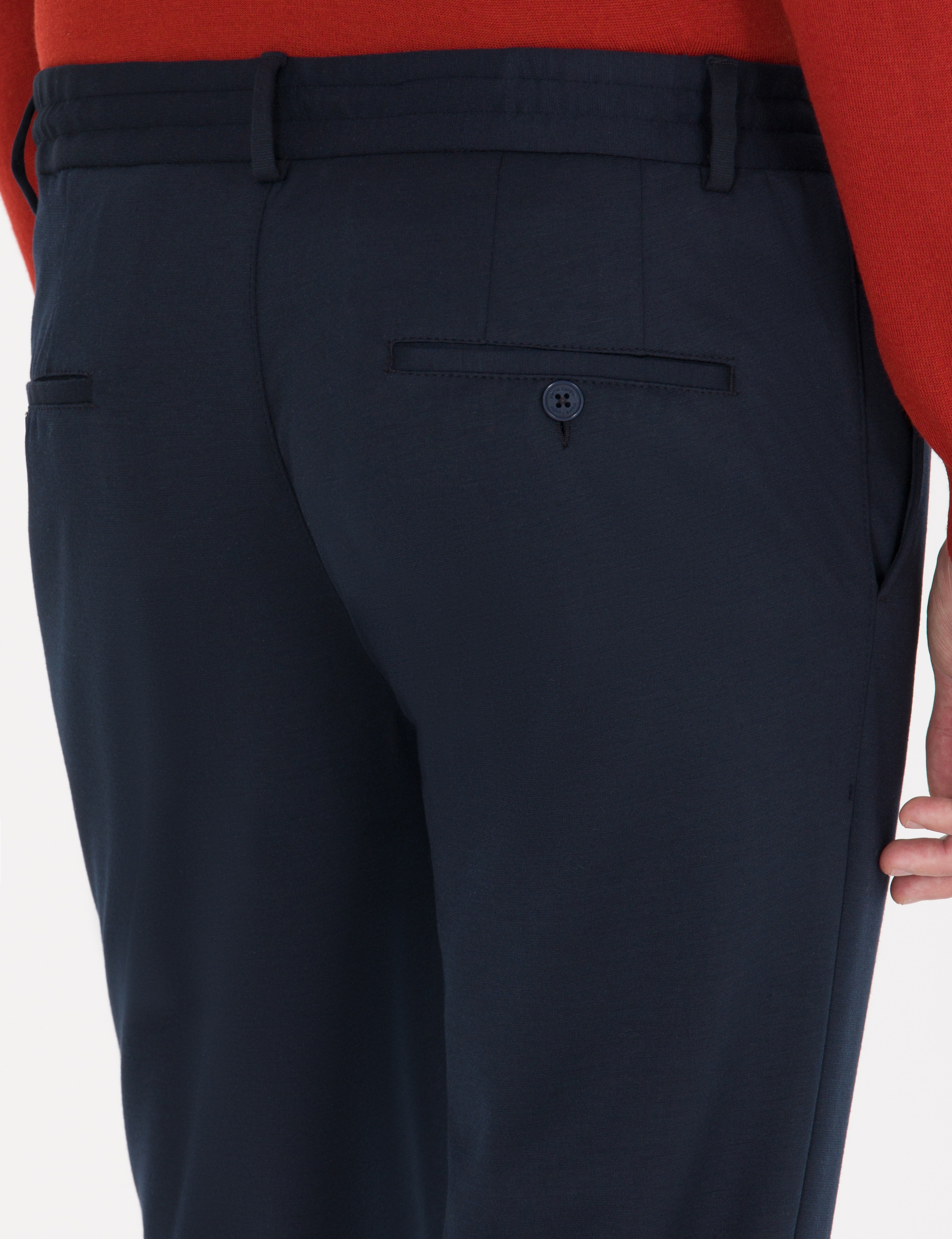 Lacivert Ex. Slim Fit Kumaş Pantolon