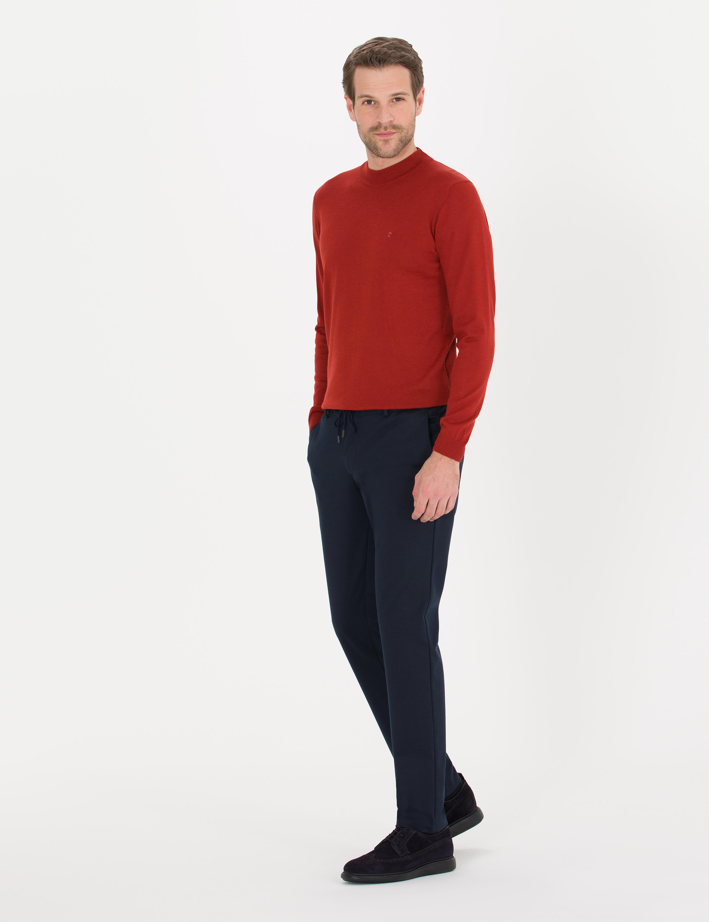 Lacivert Ex. Slim Fit Kumaş Pantolon