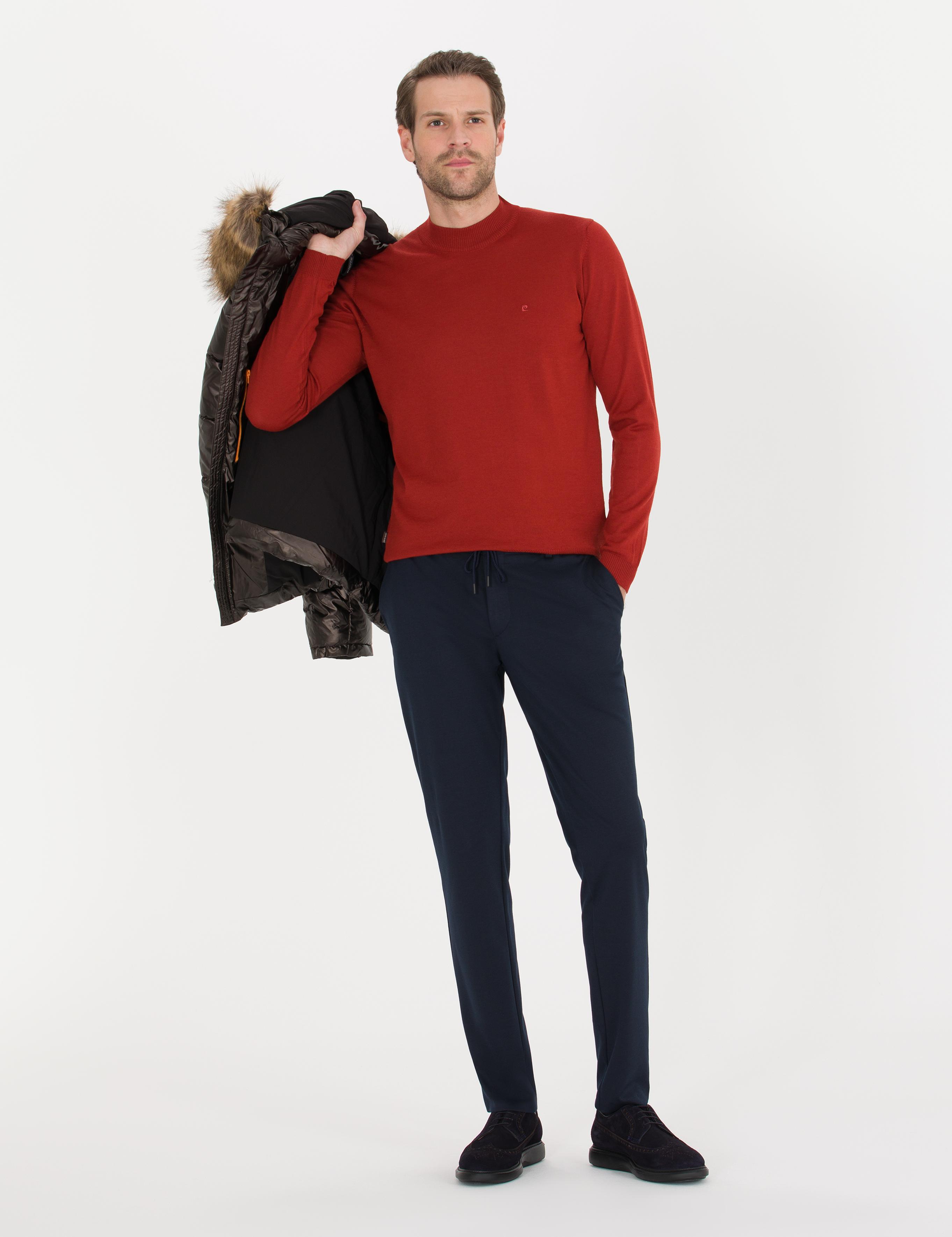 Lacivert Ex. Slim Fit Kumaş Pantolon