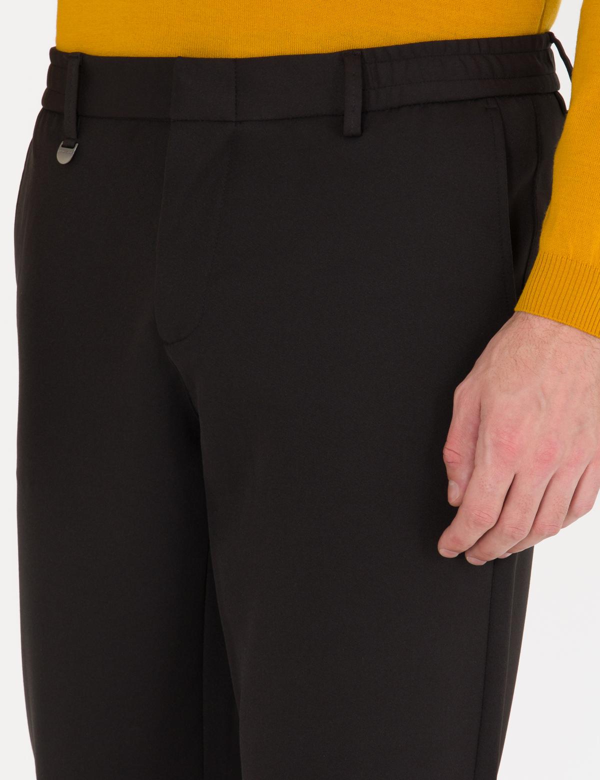 Siyah Jogger Fit Kumaş Pantolon - 50267113024