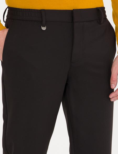 Siyah Jogger Fit Kumaş Pantolon - 50267113024