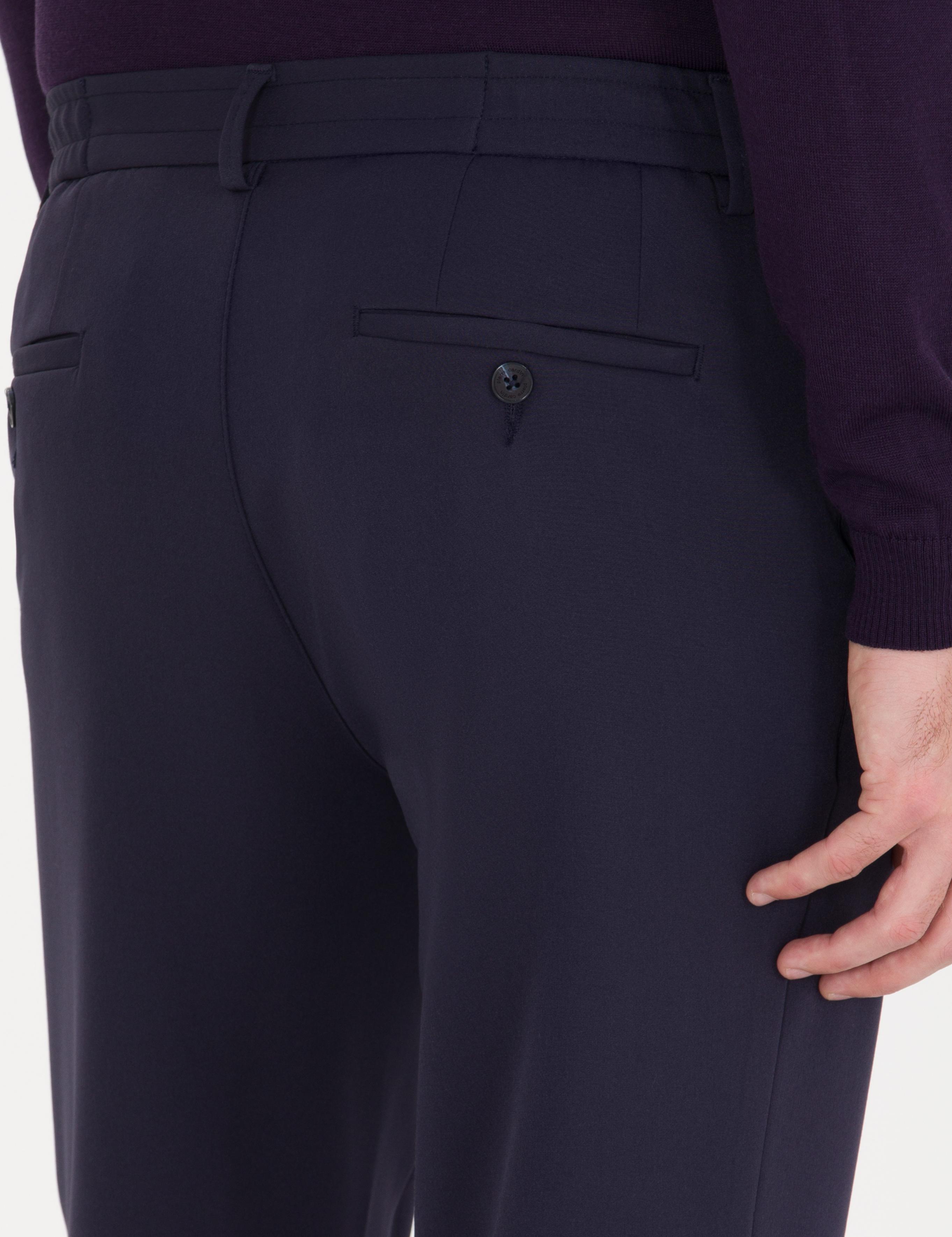 Lacivert Jogger Fit Kumaş Pantolon