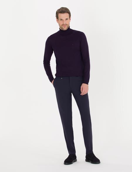 Lacivert Jogger Fit Kumaş Pantolon - 50267113051