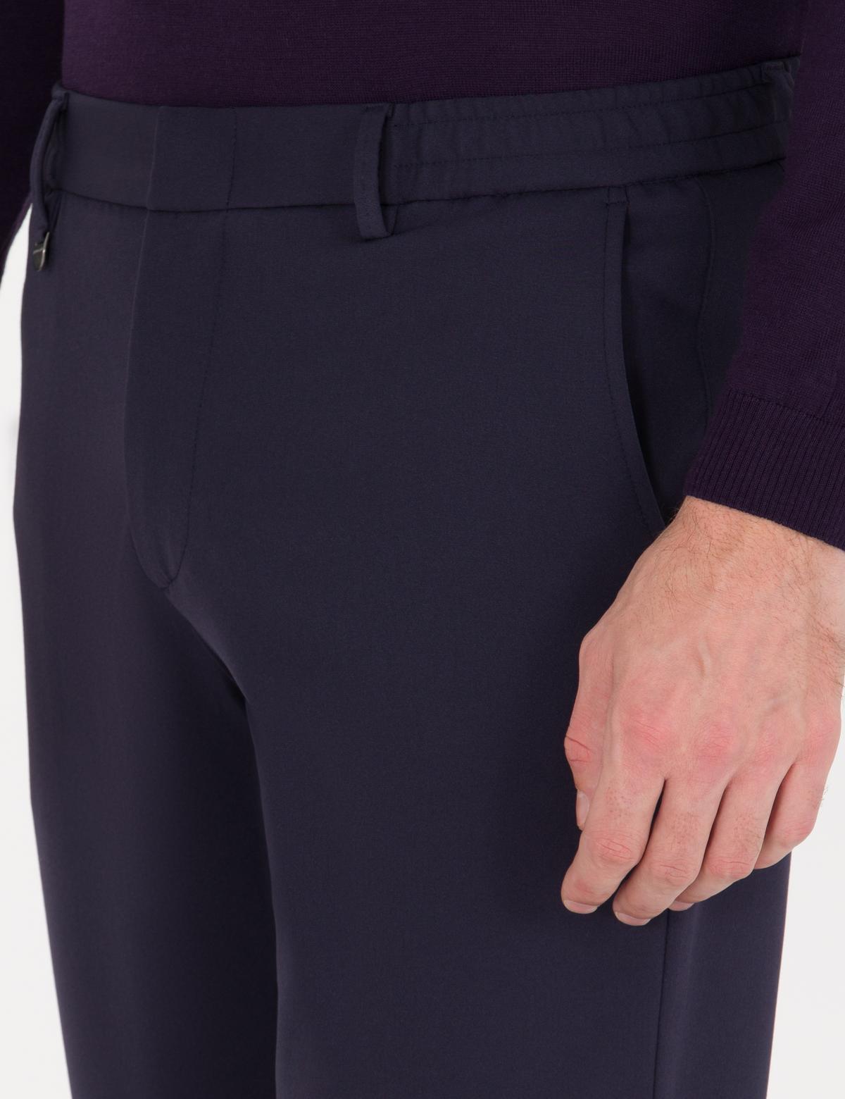 Lacivert Jogger Fit Kumaş Pantolon - 50267113051