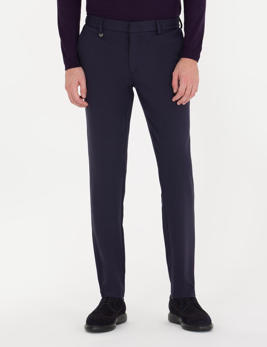 Lacivert Jogger Fit Kumaş Pantolon