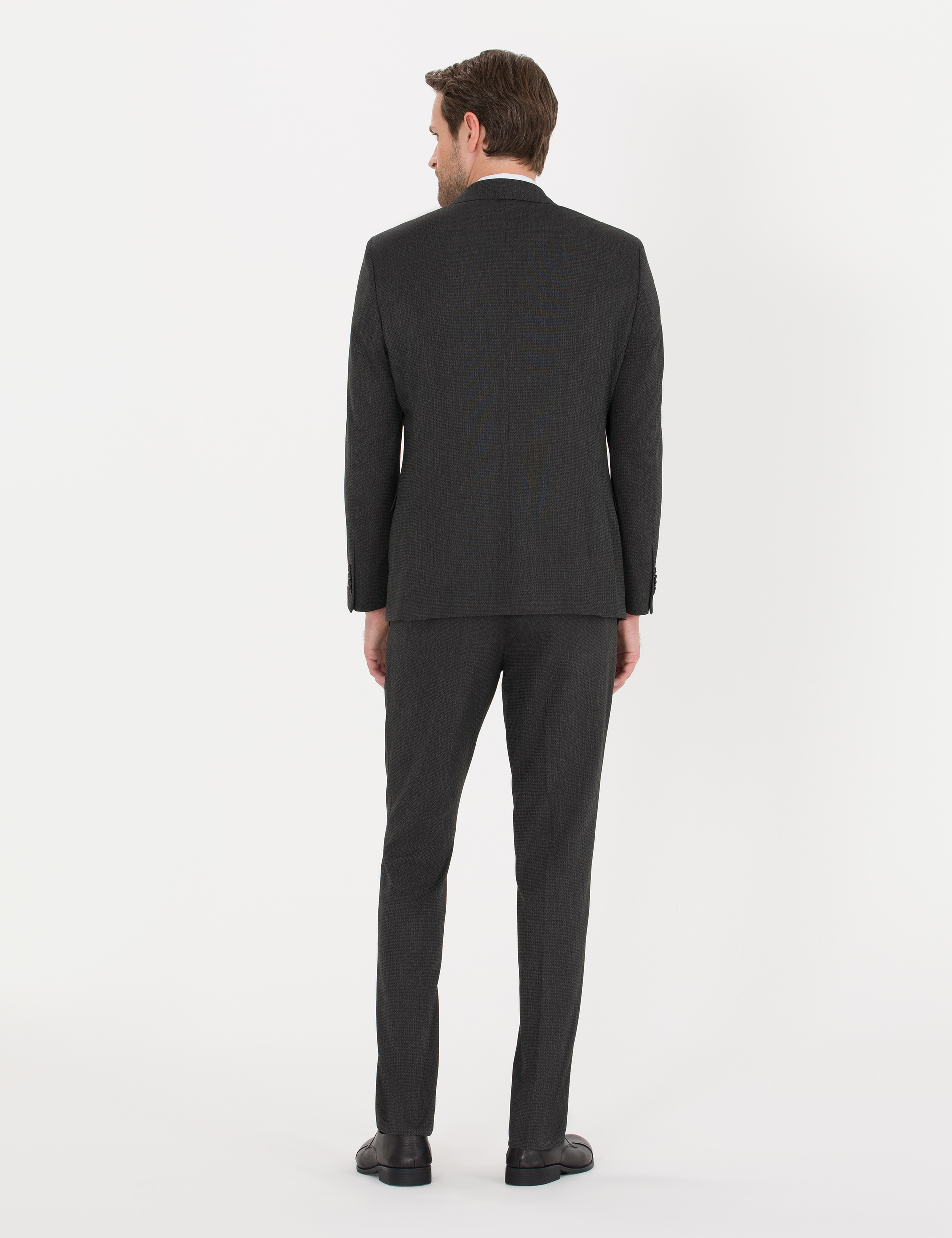 Füme Slim Fit Takım Elbise - Image 4