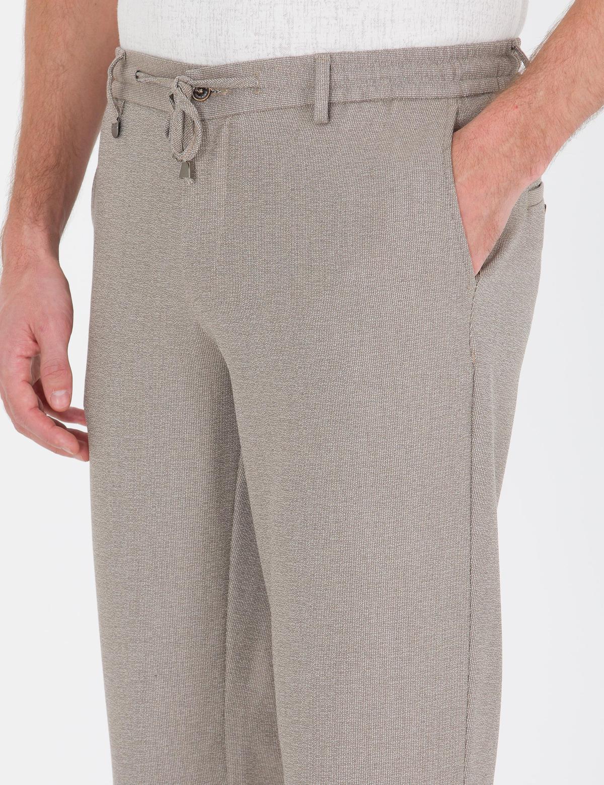 Açık Kahverengi Jogger Kumaş Pantolon - 50265089153