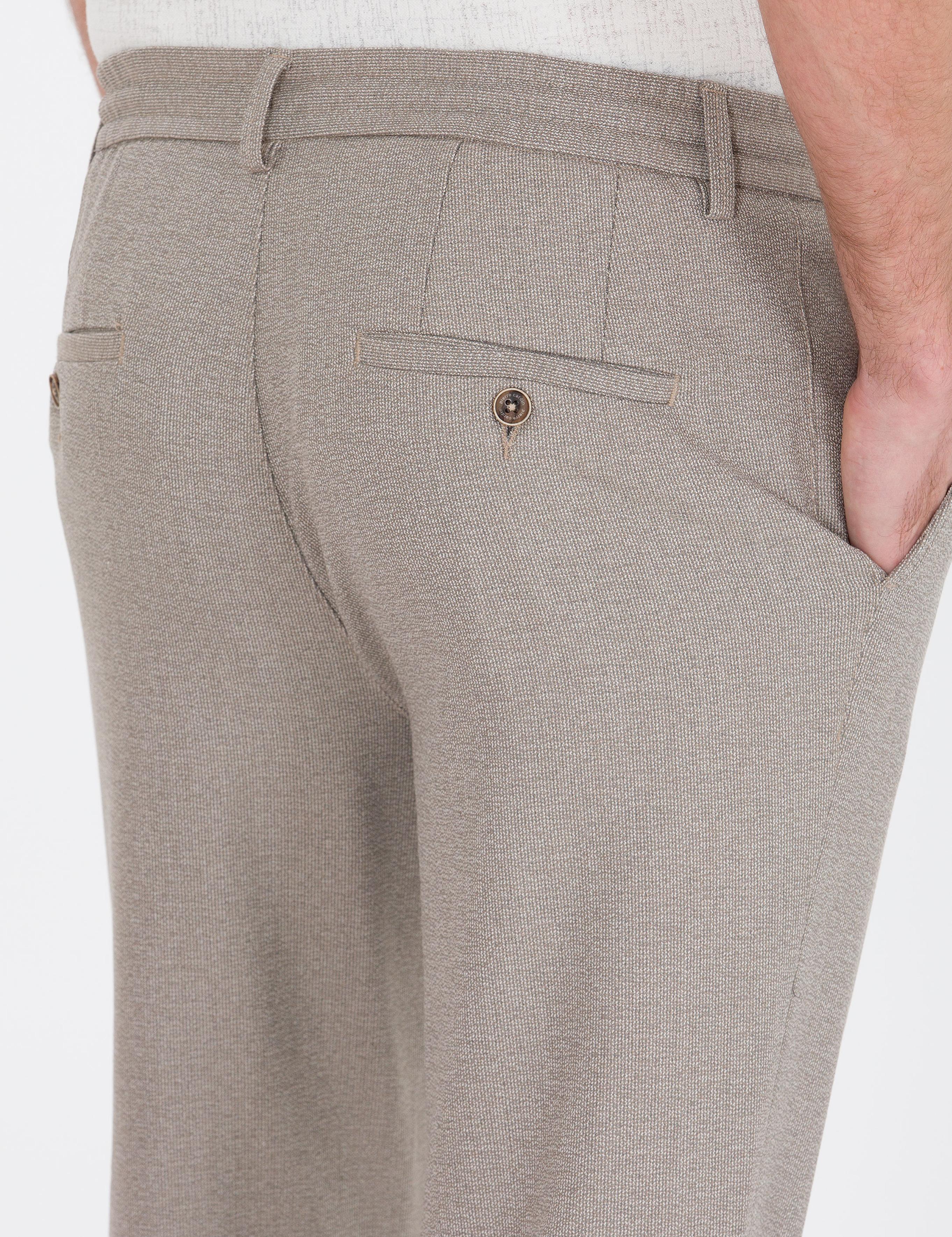 Açık Kahverengi Jogger Kumaş Pantolon