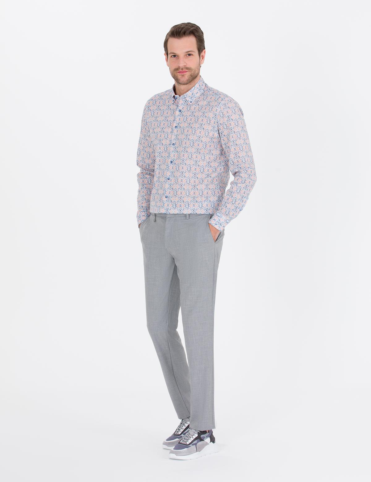 Gri Jogger Kumaş Pantolon - 50265115021