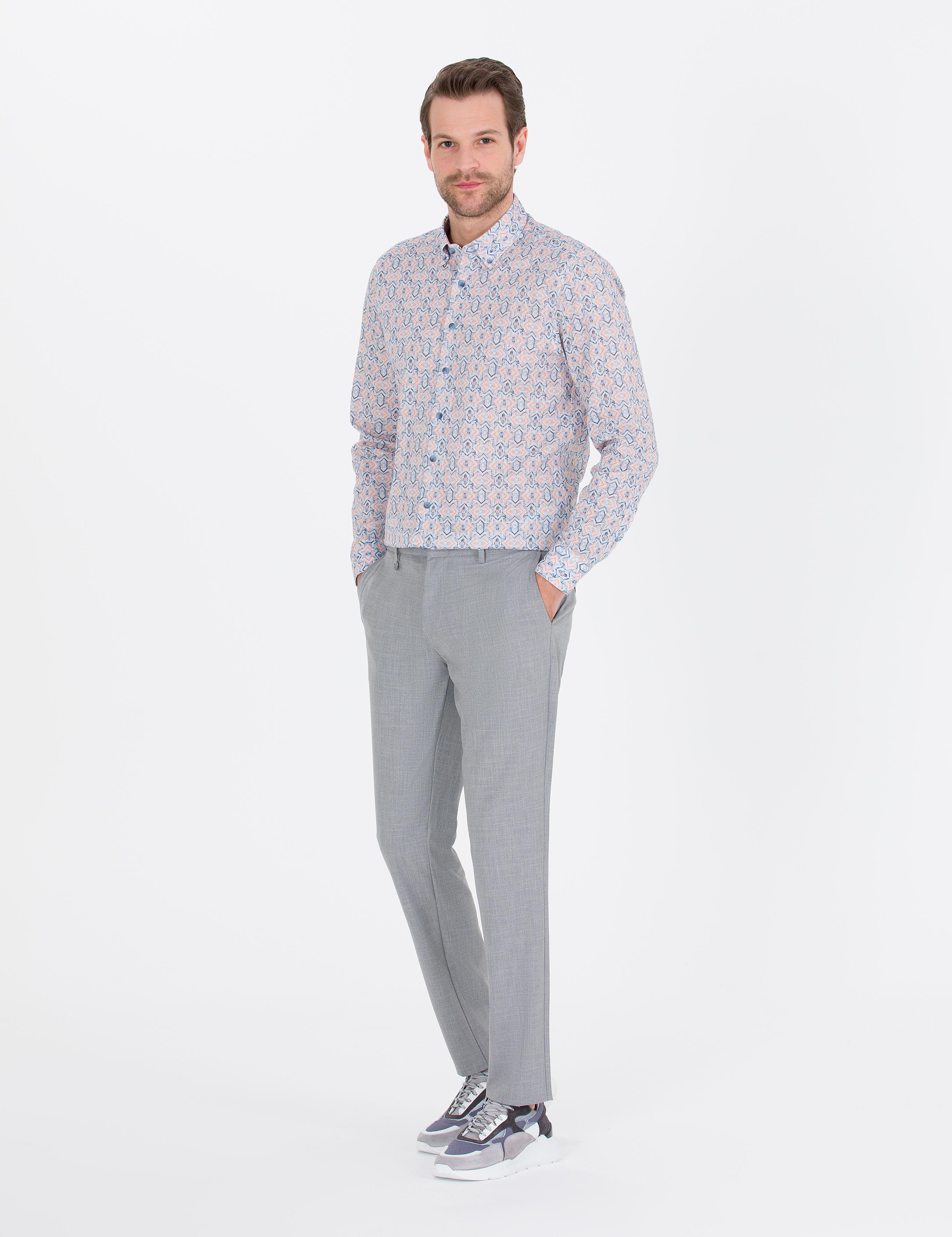 Gri Jogger Kumaş Pantolon