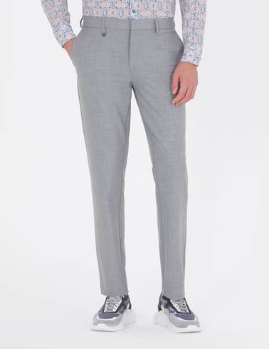 Gri Jogger Kumaş Pantolon