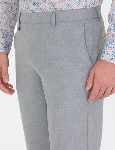 Gri Jogger Kumaş Pantolon