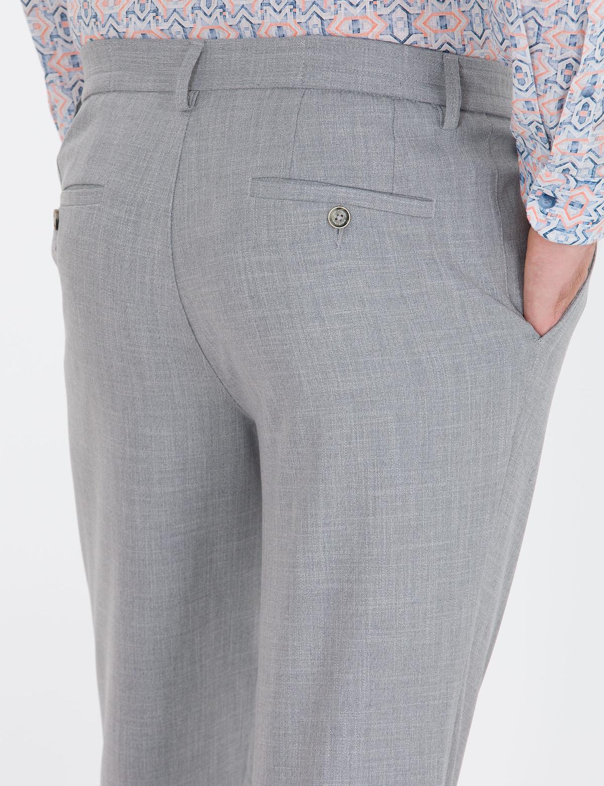 Gri Jogger Kumaş Pantolon - 50265115021