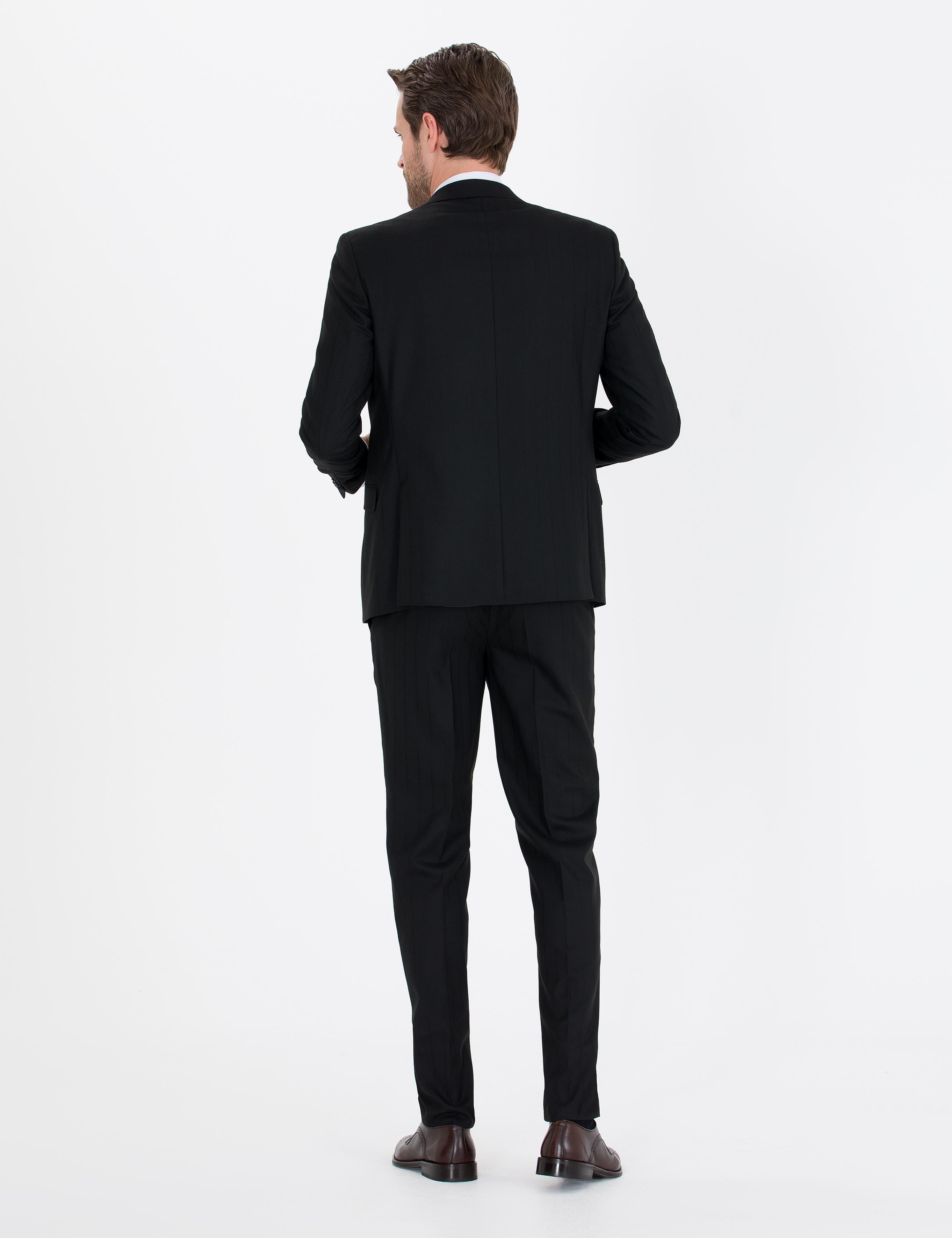 Siyah Ex. Slim Fit Takım Elbise