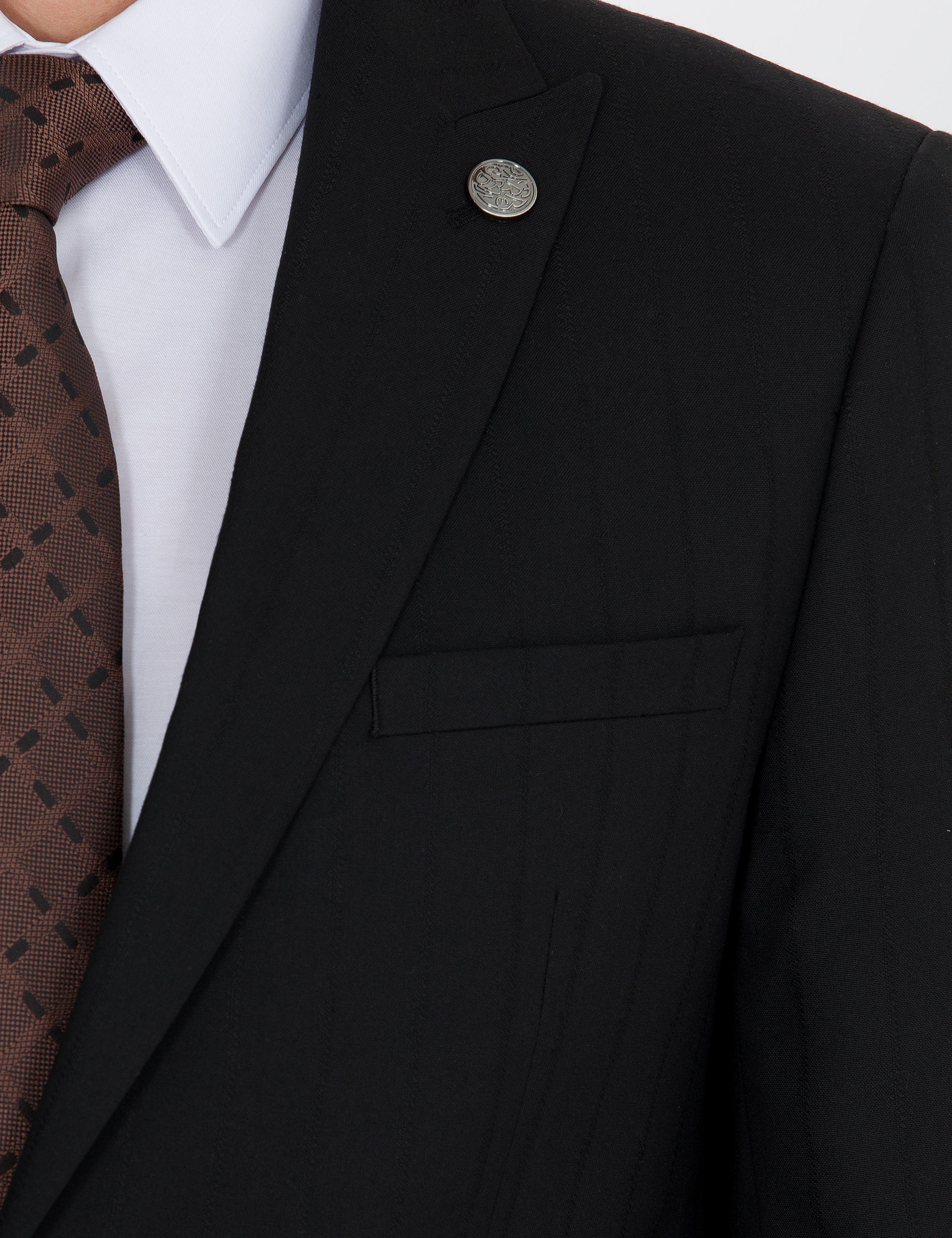 Siyah Ex. Slim Fit Takım Elbise