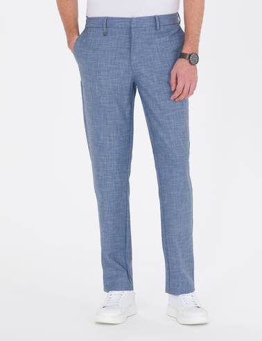 Koyu Mavi Jogger Kumaş Pantolon