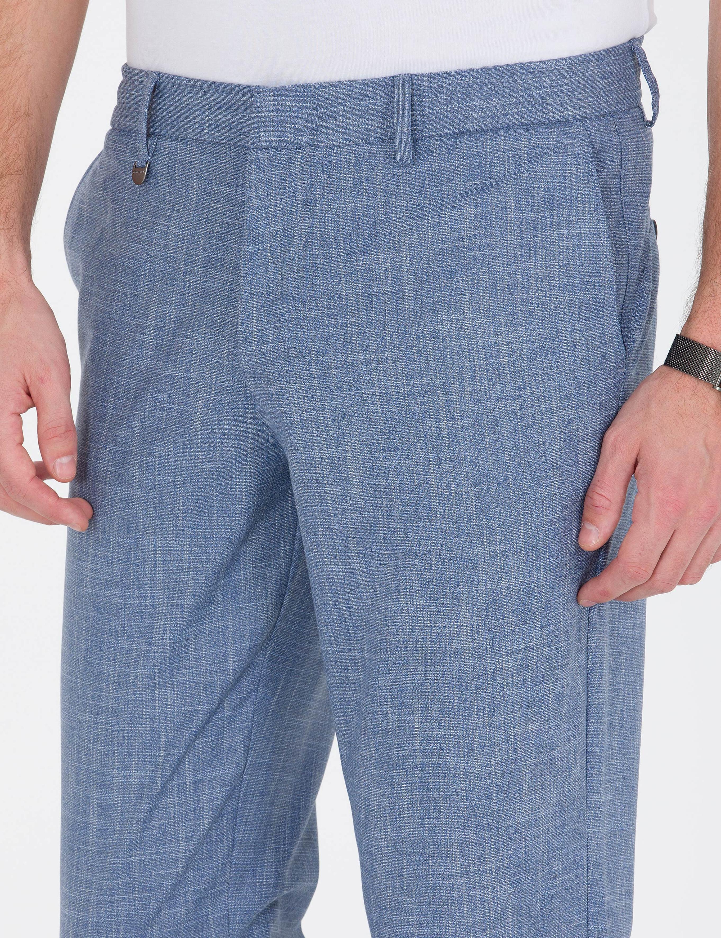 Koyu Mavi Jogger Kumaş Pantolon