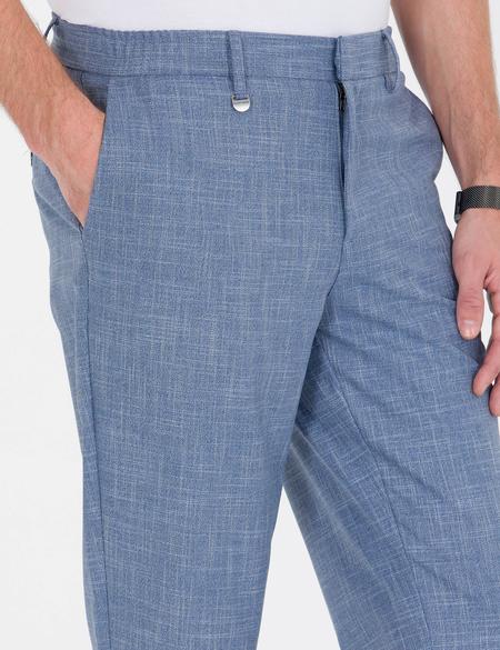 Koyu Mavi Jogger Kumaş Pantolon - 50265115057