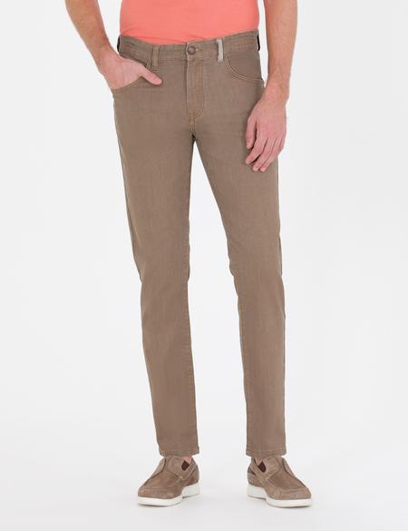 Açık Kahverengi Slim Fit Jean Pantolon - 50267654052