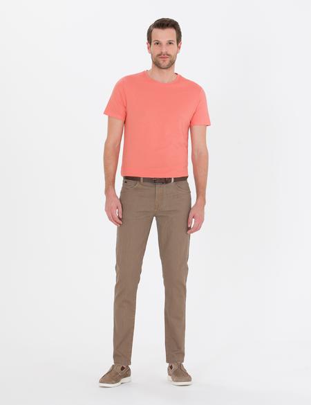 Açık Kahverengi Slim Fit Jean Pantolon - 50267654052