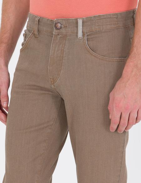 Açık Kahverengi Slim Fit Jean Pantolon - 50267654052