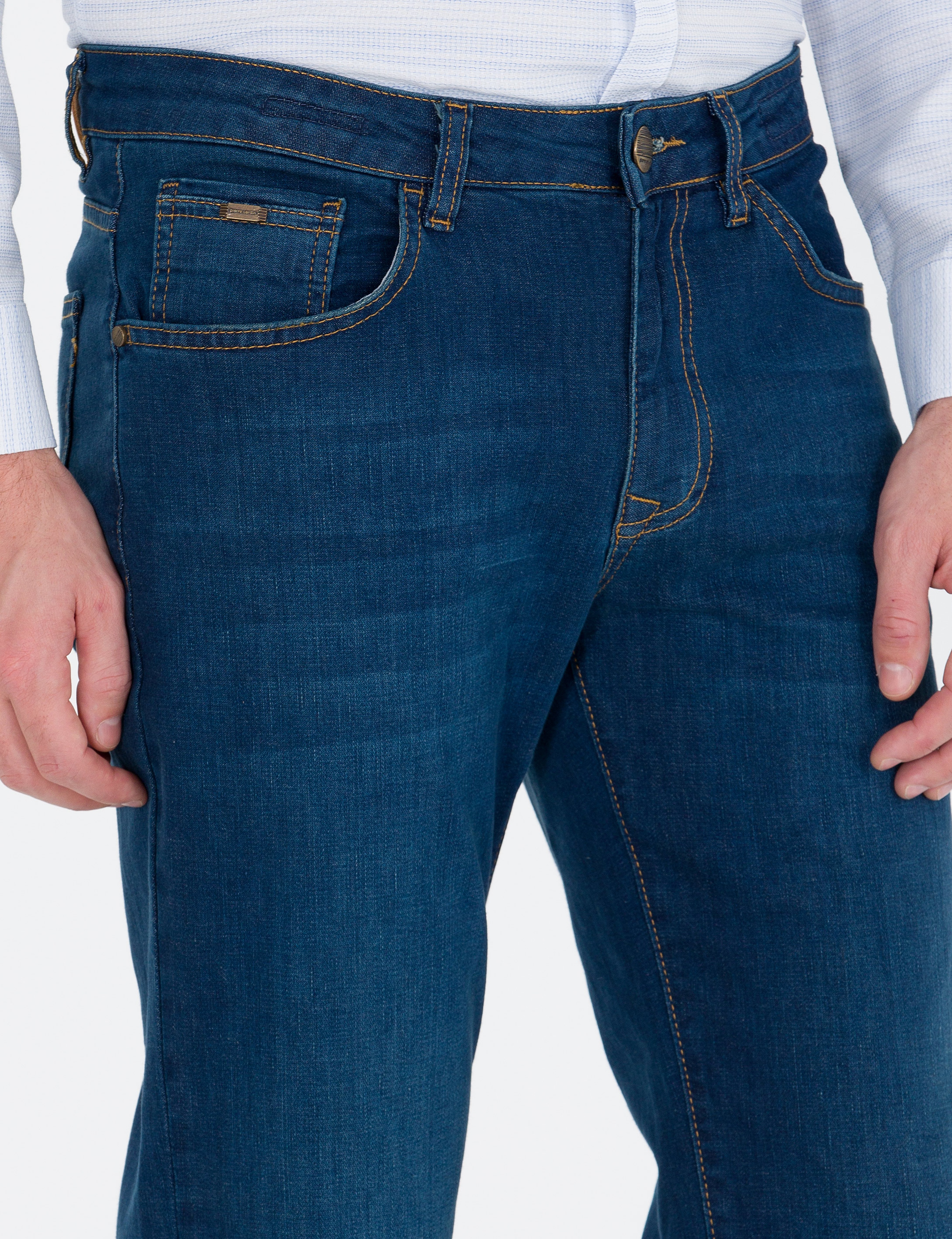 İndigo Straight Fit Jean Pantolon