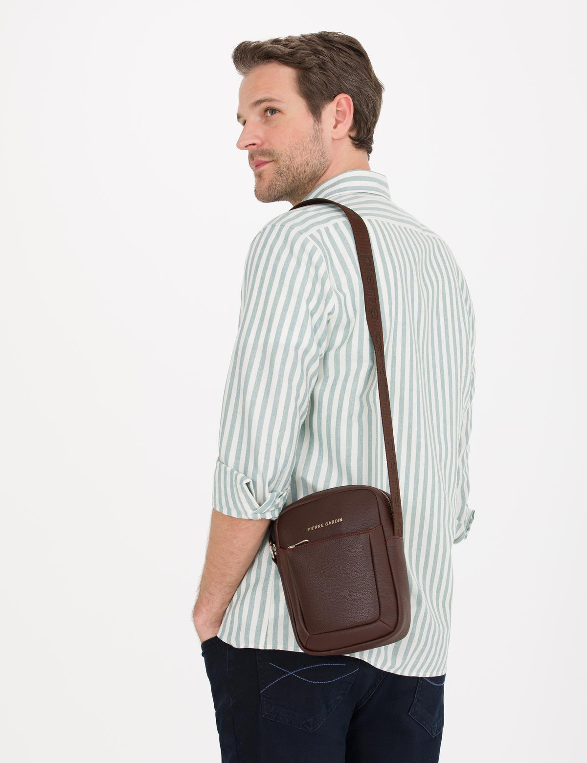 Erkek Kahverengi Askılı El Çantası - 50268776002