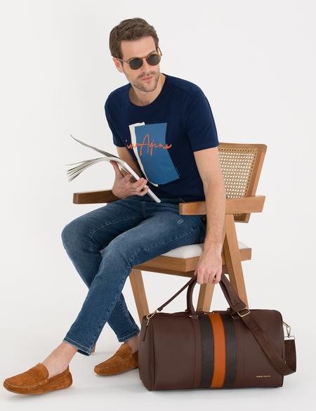 Erkek Kahverengi Spor Seyahat Çantası - 50268795001