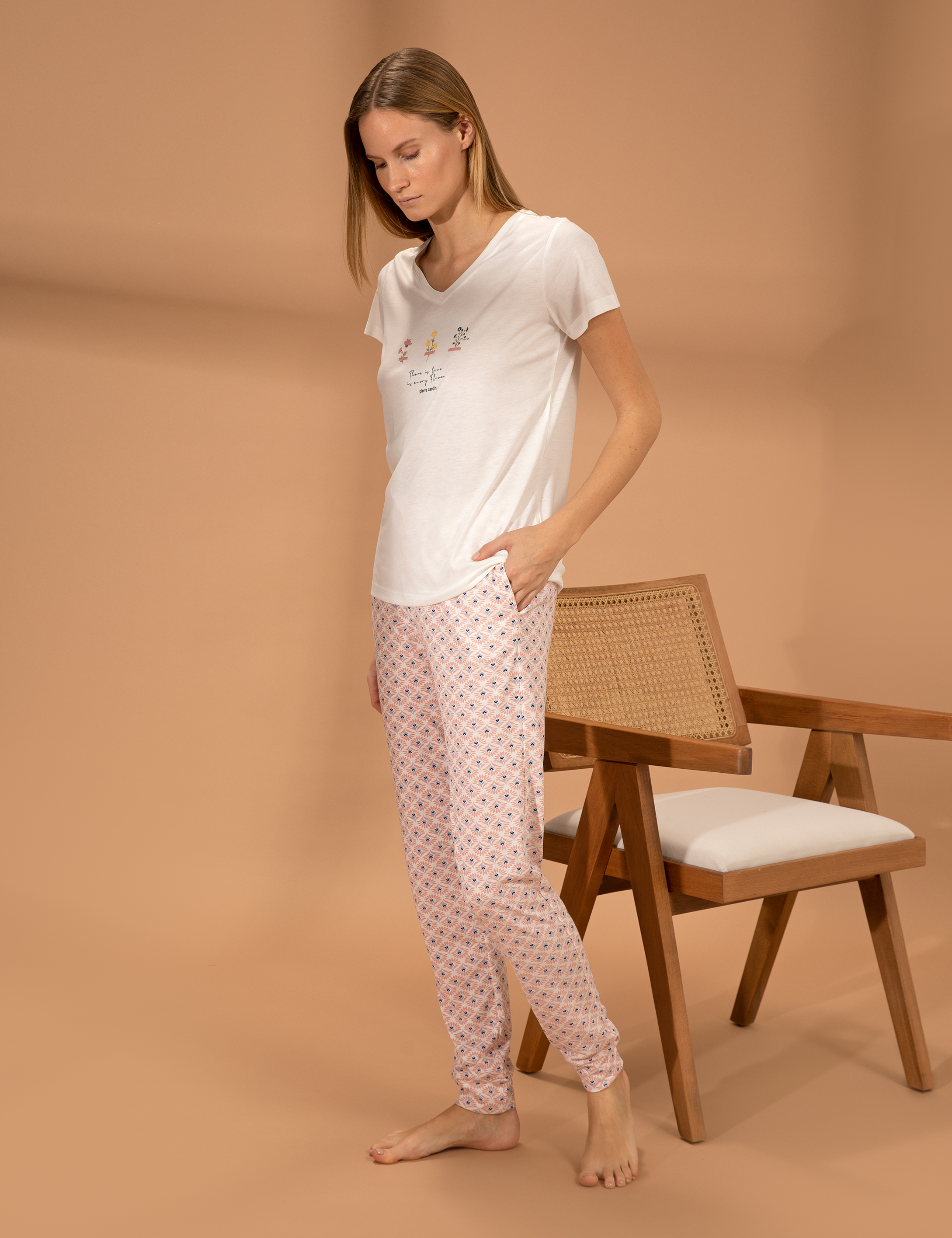 Krem Pijama Takımı - Image 3