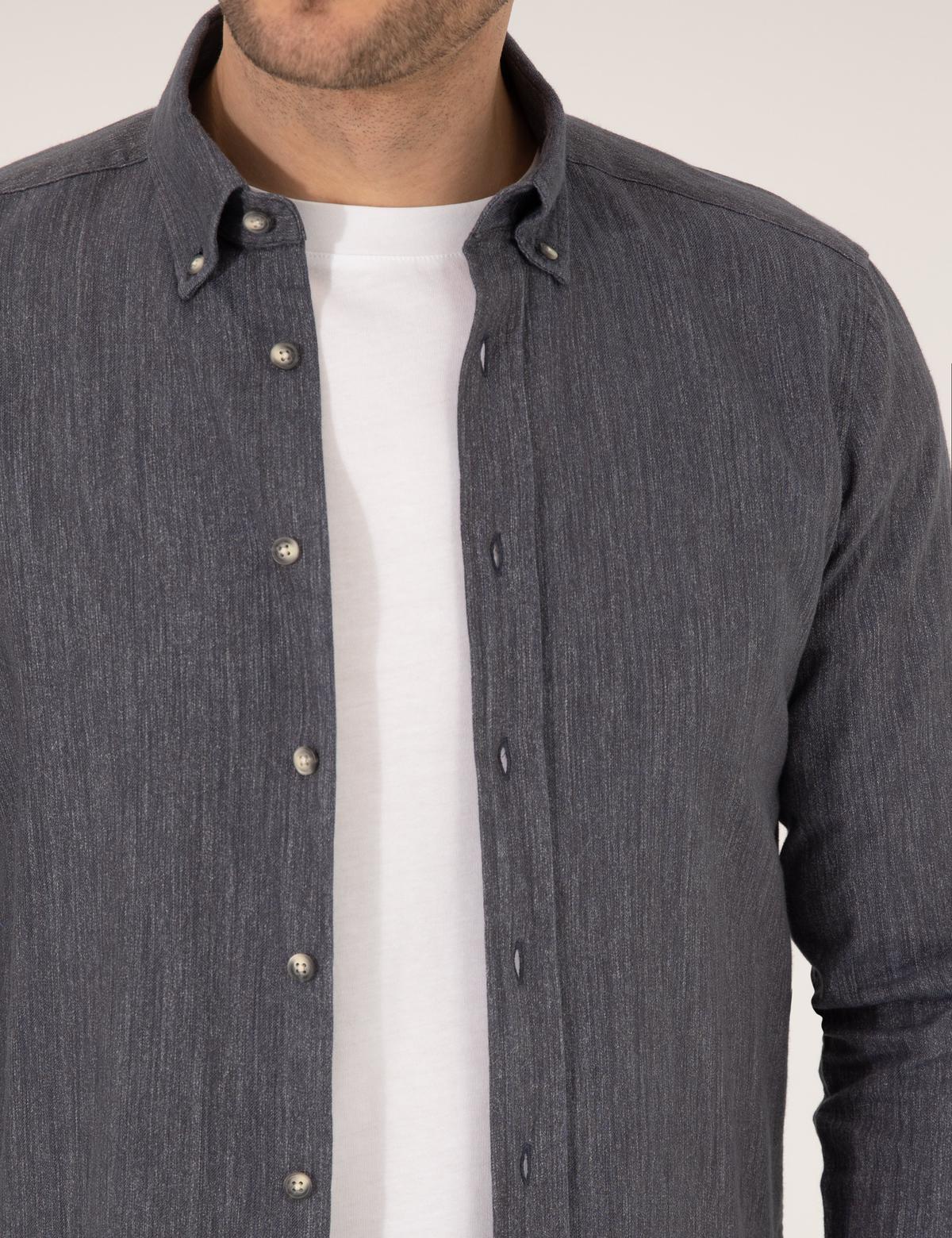 Mavi Slim Fit Uzun Kollu Gömlek - 50266232033