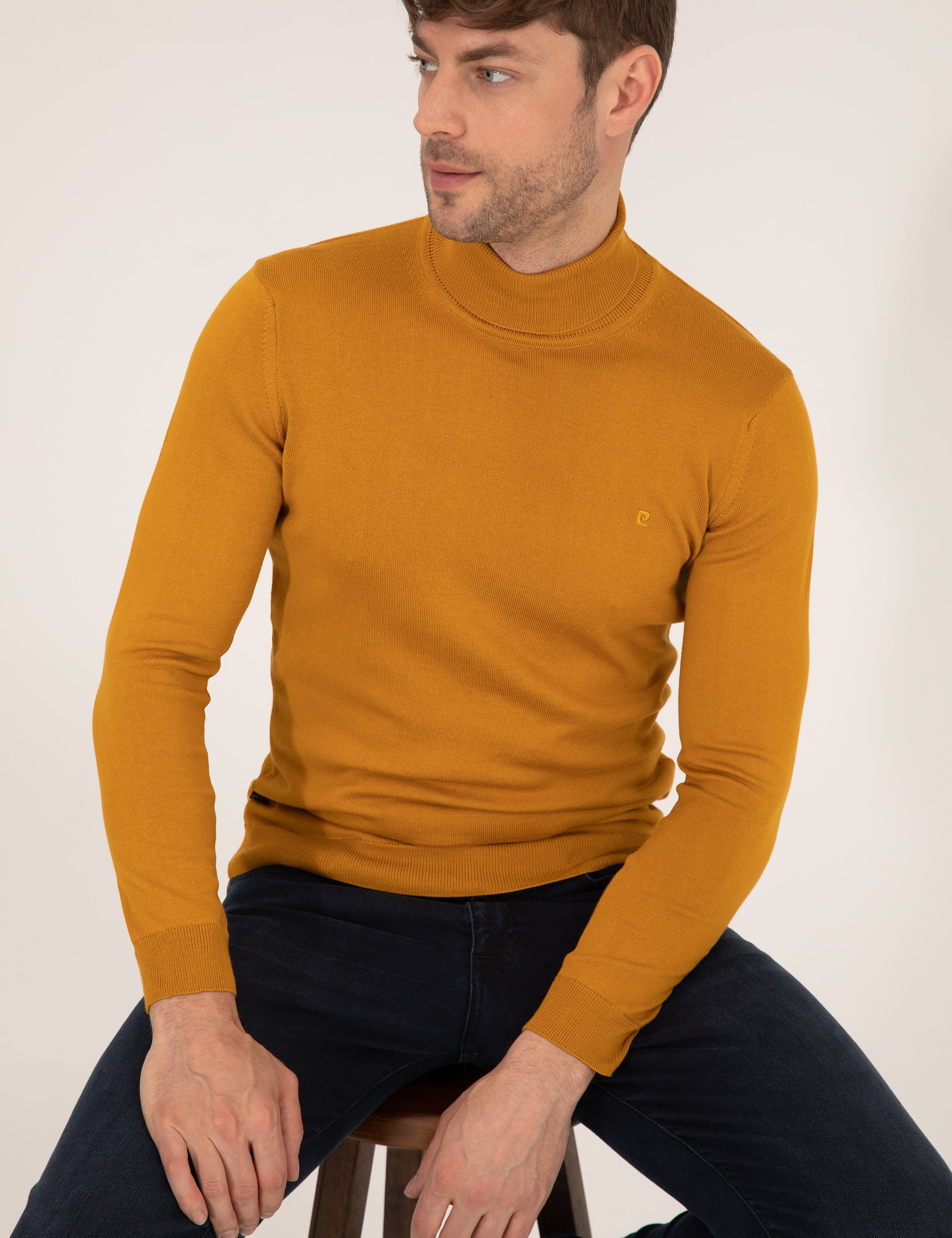 Safran Slim Fit Balıkçı Yaka Basic Triko Kazak