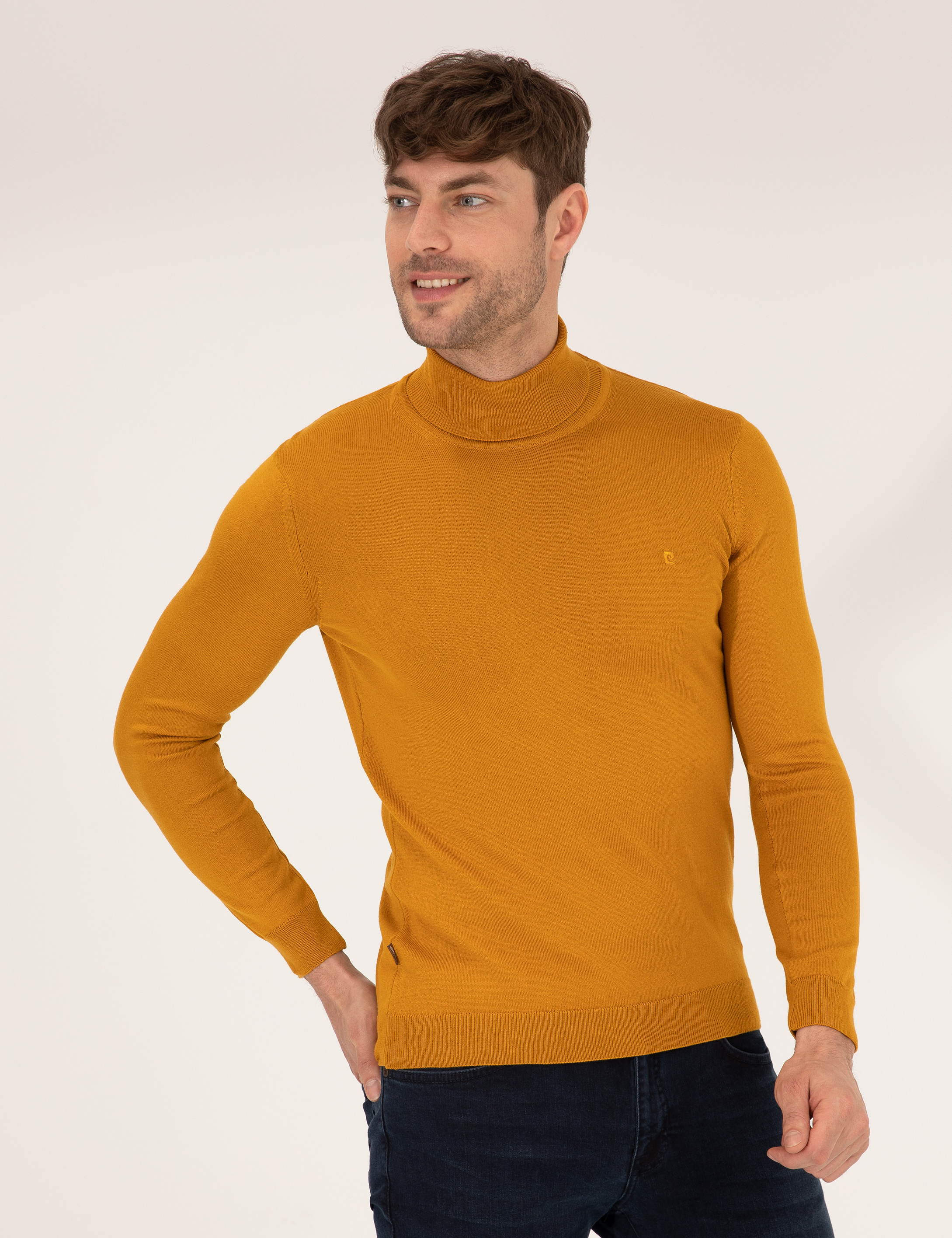 Safran Slim Fit Balıkçı Yaka Basic Triko Kazak - Image 2