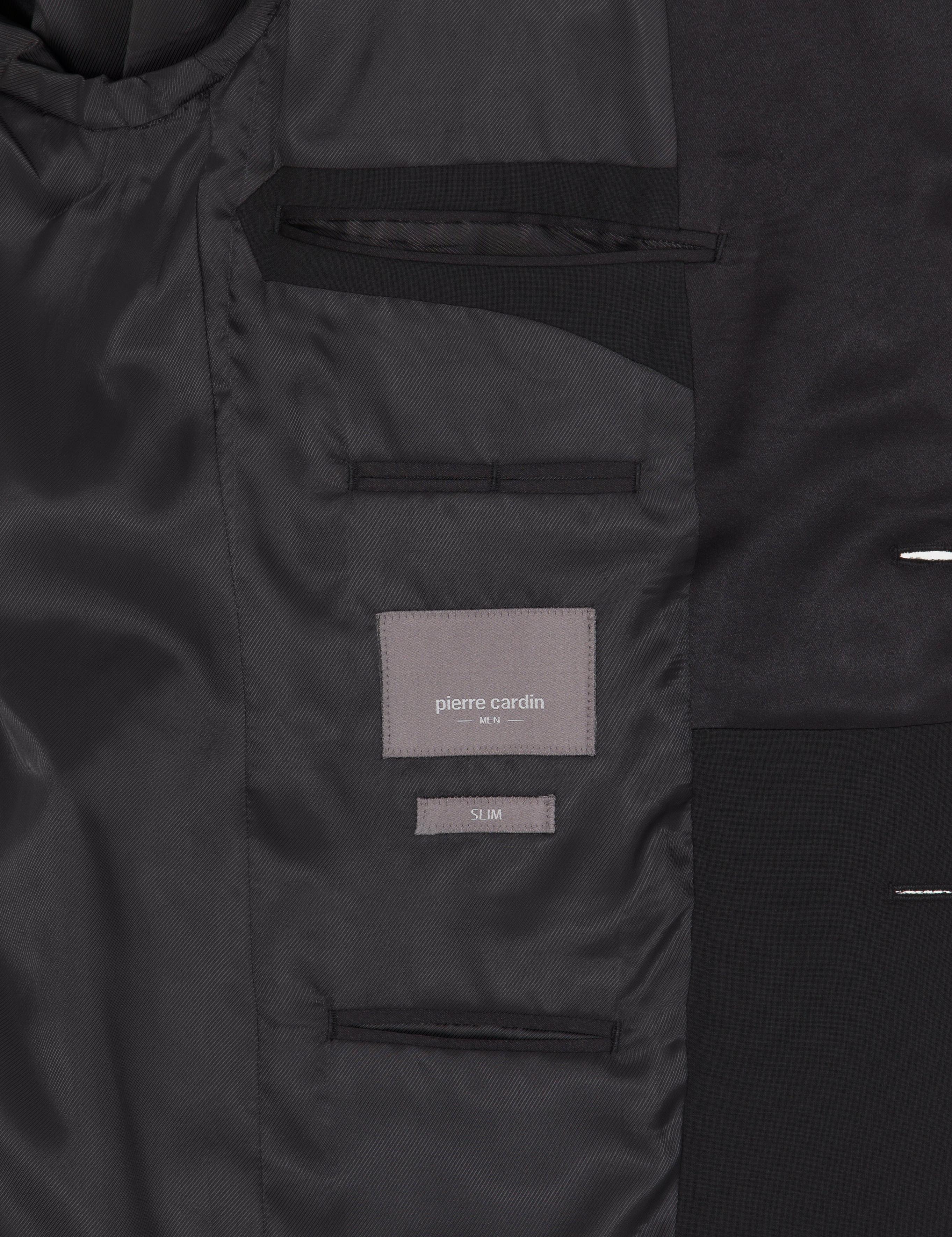 Siyah Slim Fit Smokin Damatlık