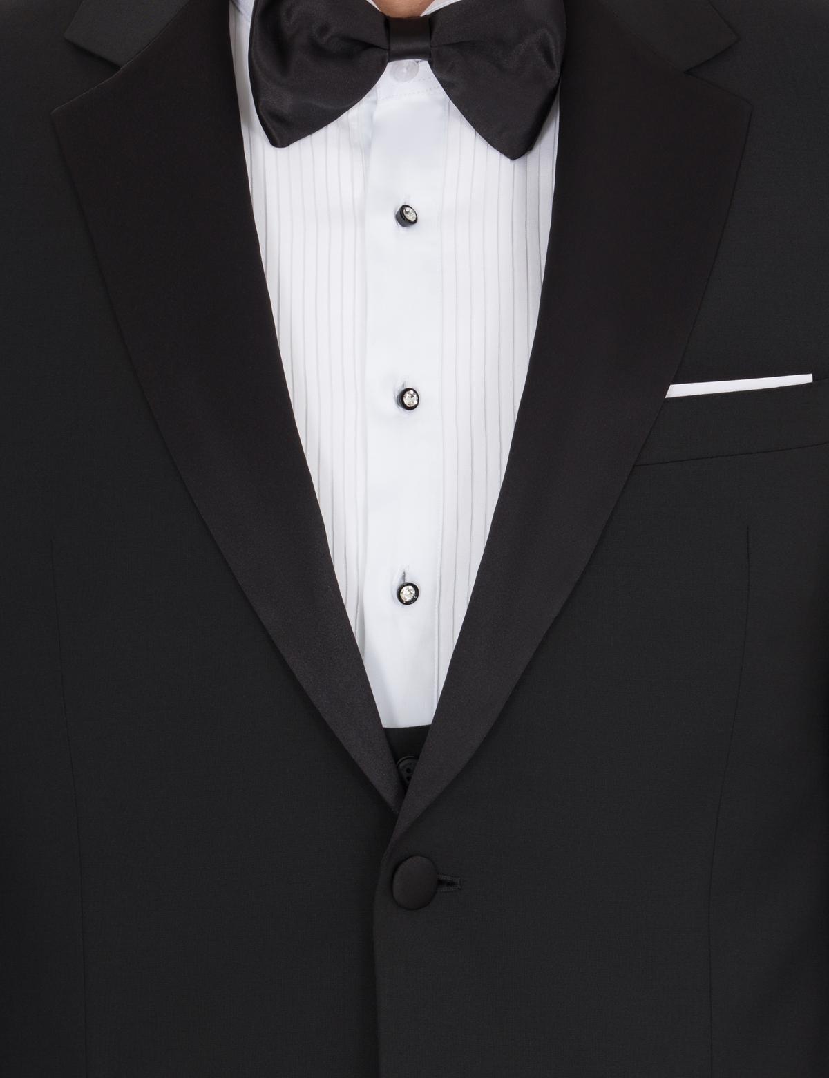 Siyah Slim Fit Smokin Damatlık - 50260020020