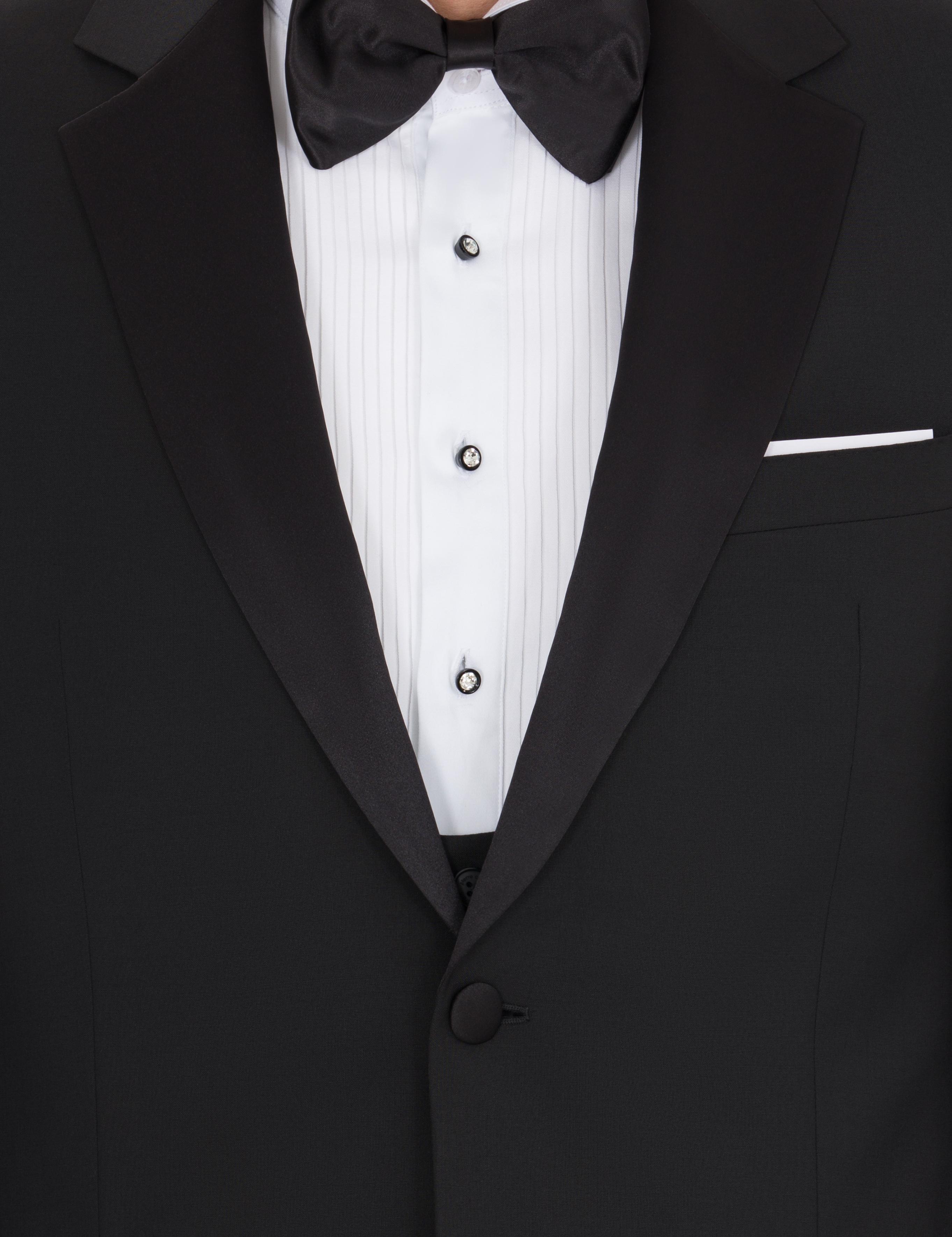 Siyah Slim Fit Smokin Damatlık