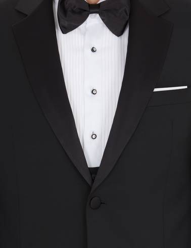 Siyah Slim Fit Smokin Damatlık