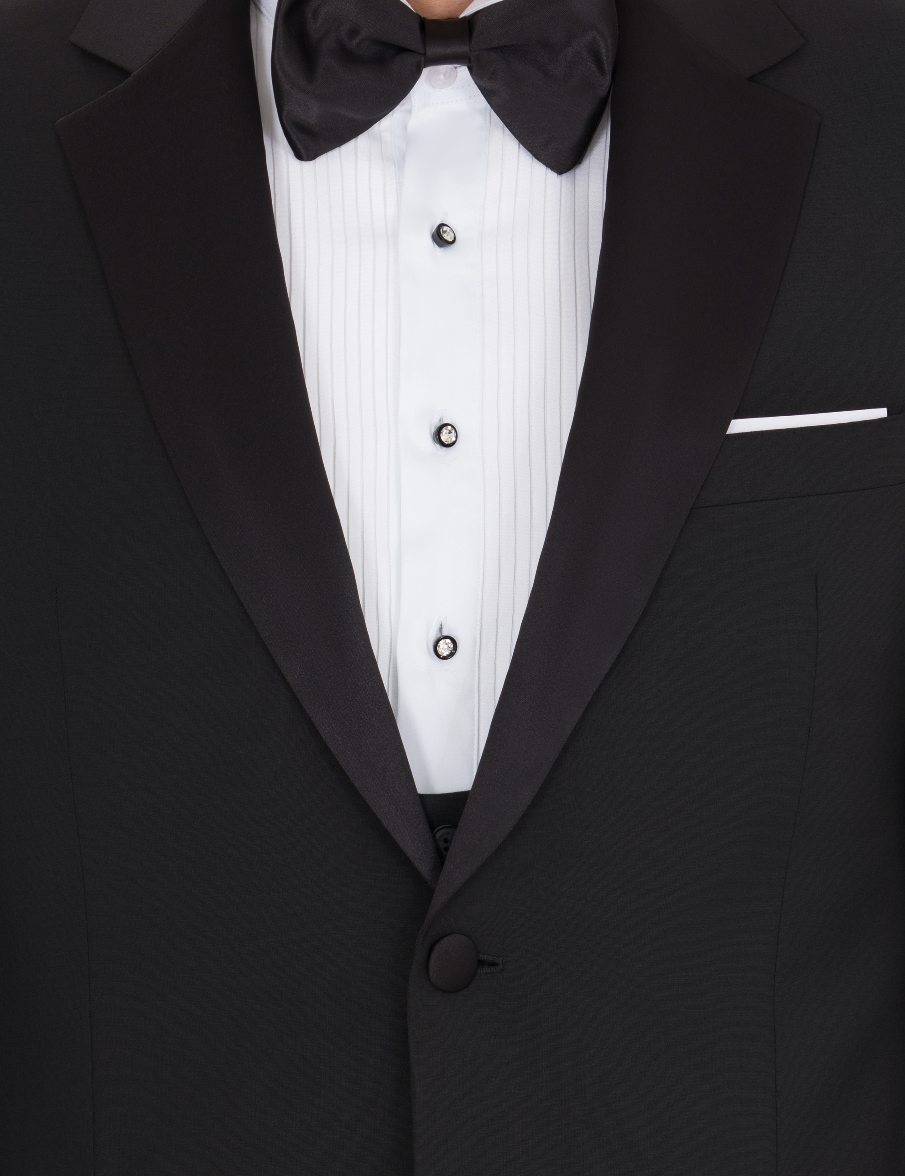 Siyah Slim Fit Smokin Damatlık - Image 6